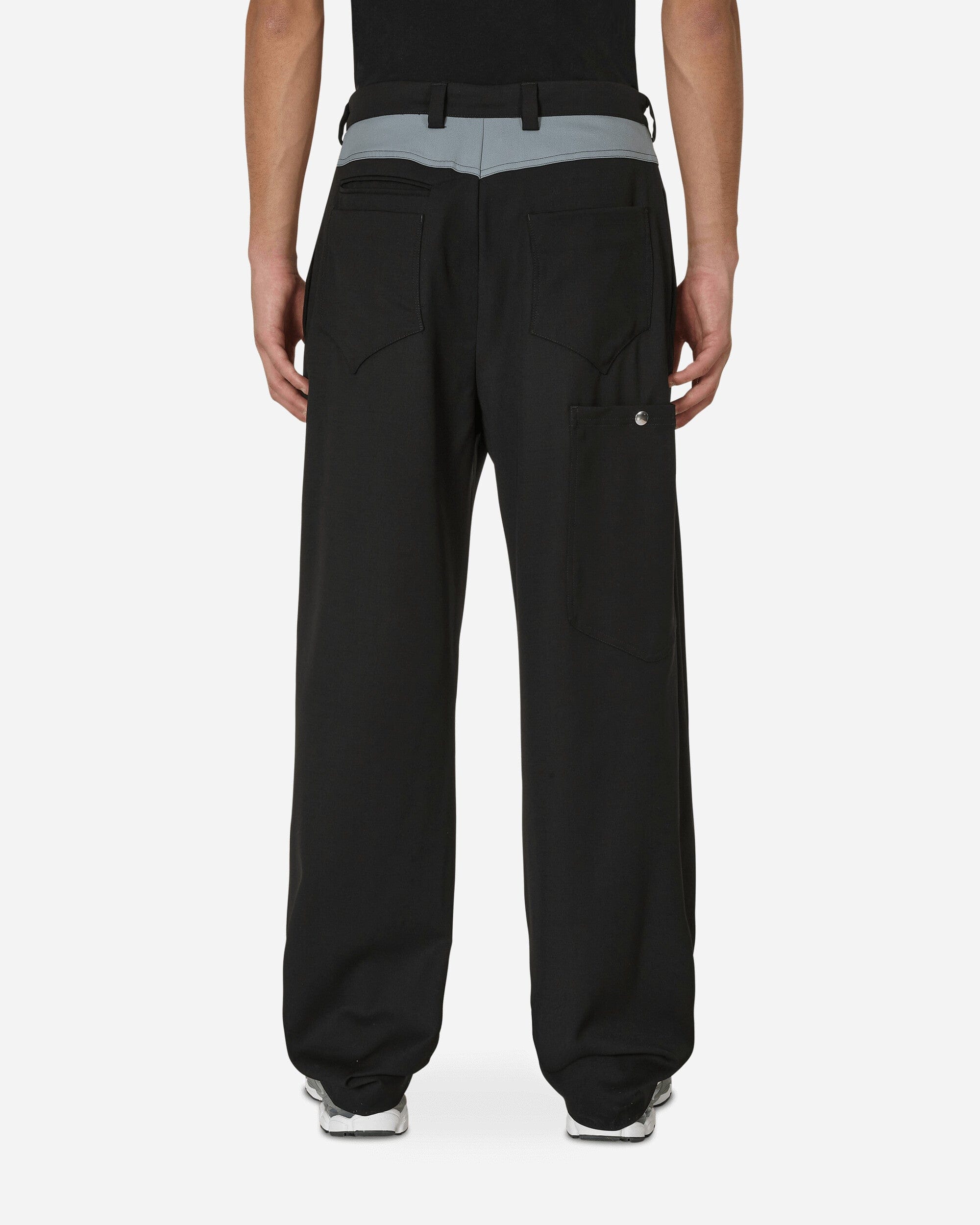 Kiko Kostadinov Kreuk Tailored Trousers Crow Black