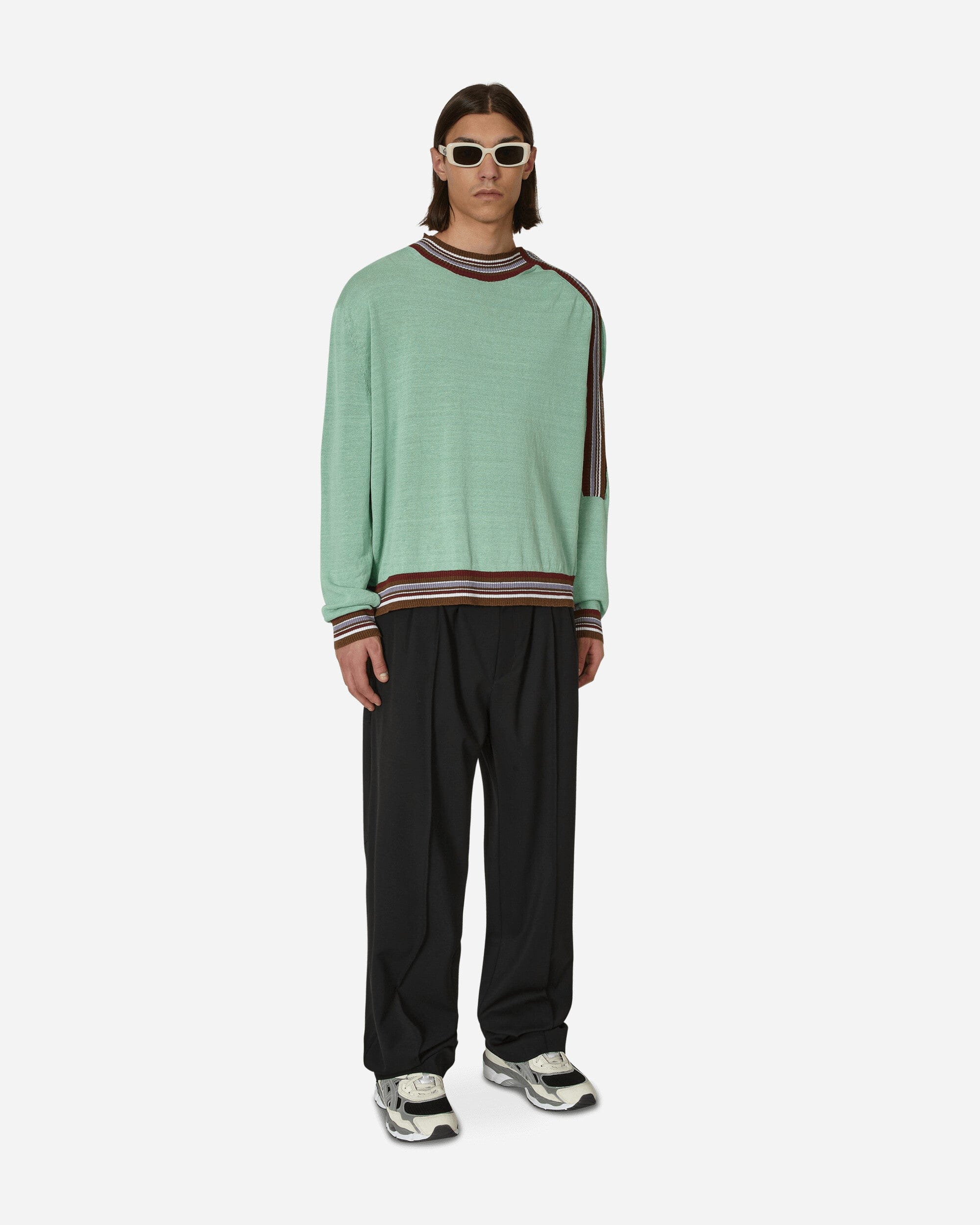 Kiko Kostadinov Kreuk Tailored Trousers Crow Black