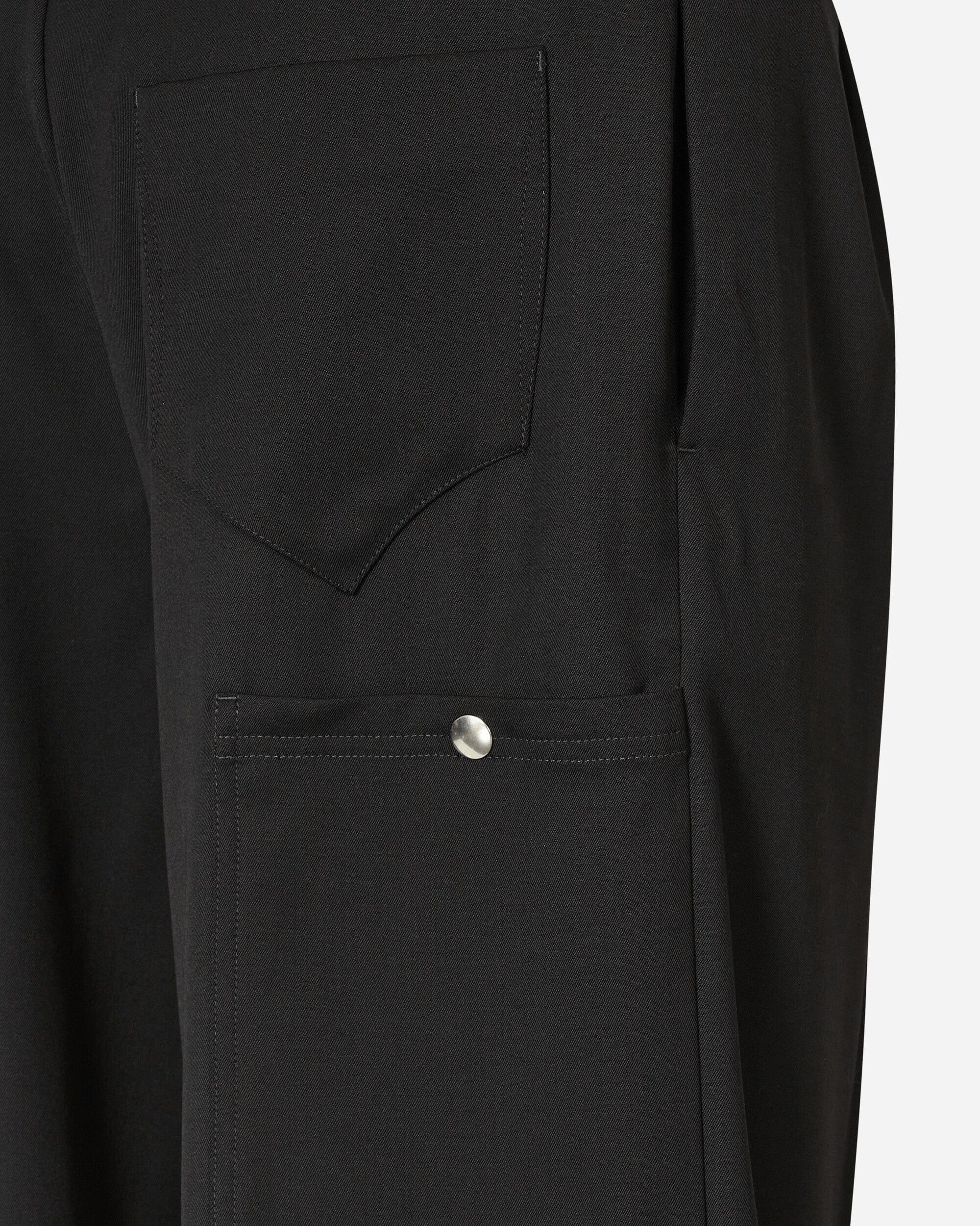 Kiko Kostadinov Kreuk Tailored Trousers Crow Black