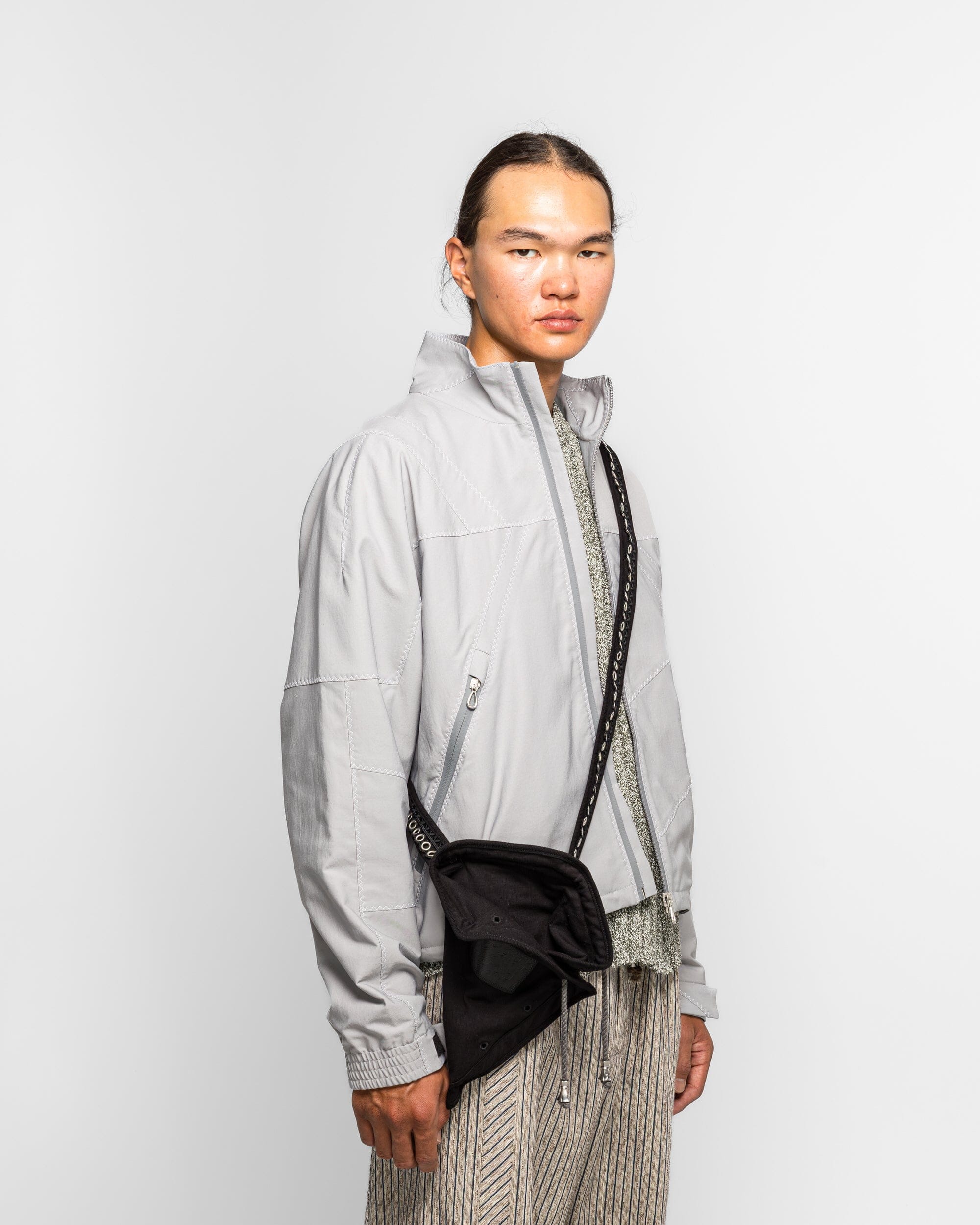 Kiko Kostadinov Hatha Jersey Bag - Black Heavy Jersey