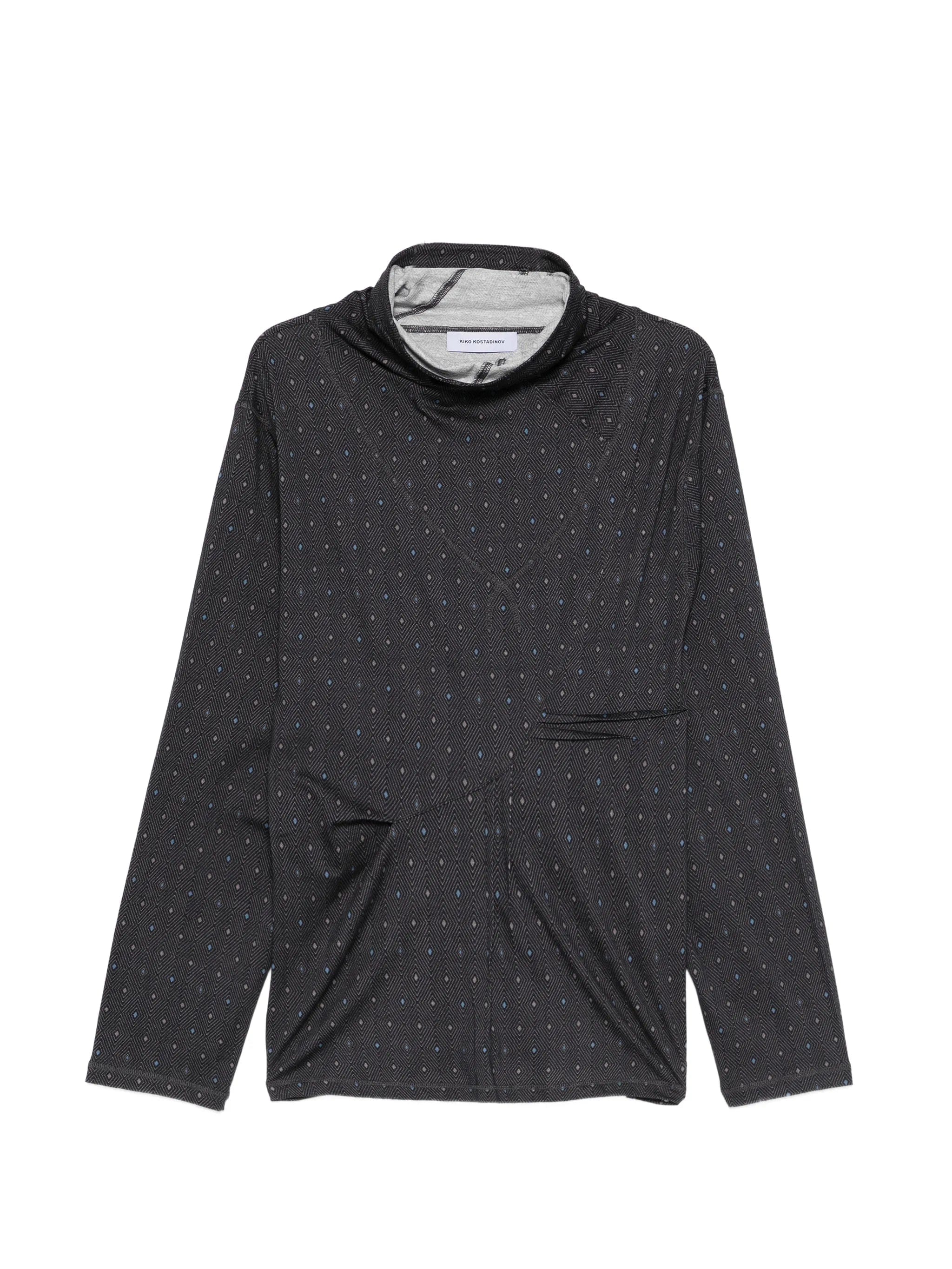 Kiko Kostadinov Ohne long - sleeve mock - neck T - shirt