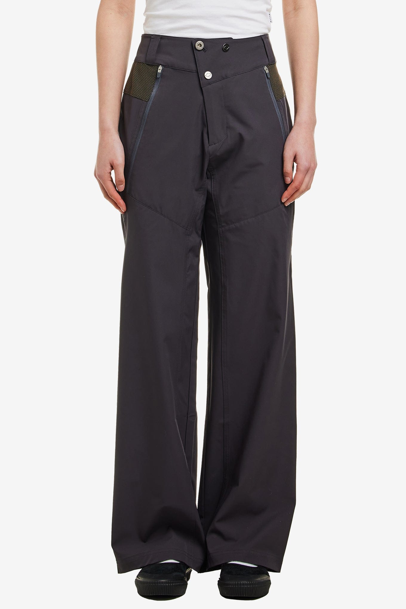 MSCHF EYELET PANELED STRAIGHT PANTS
