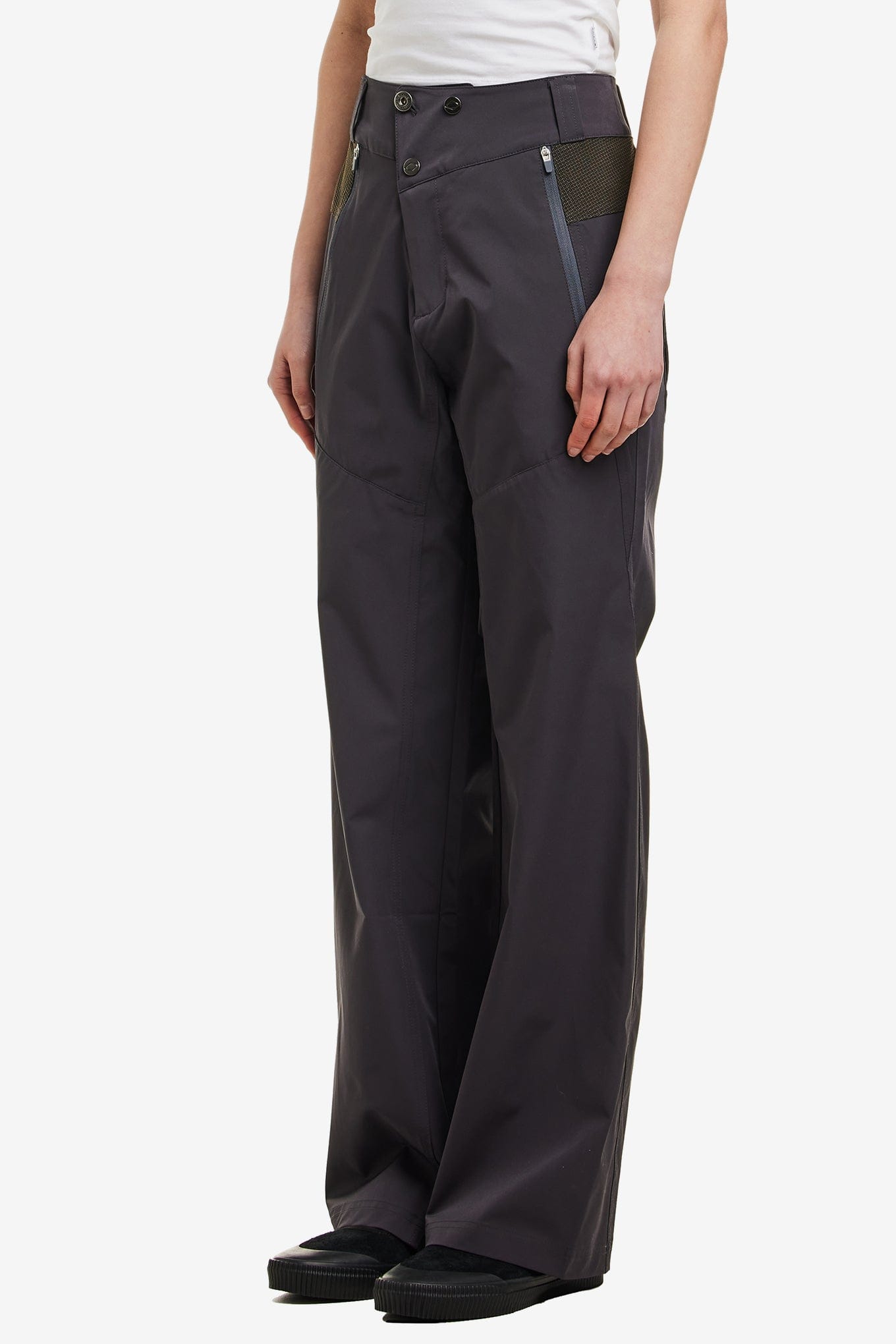 MSCHF EYELET PANELED STRAIGHT PANTS