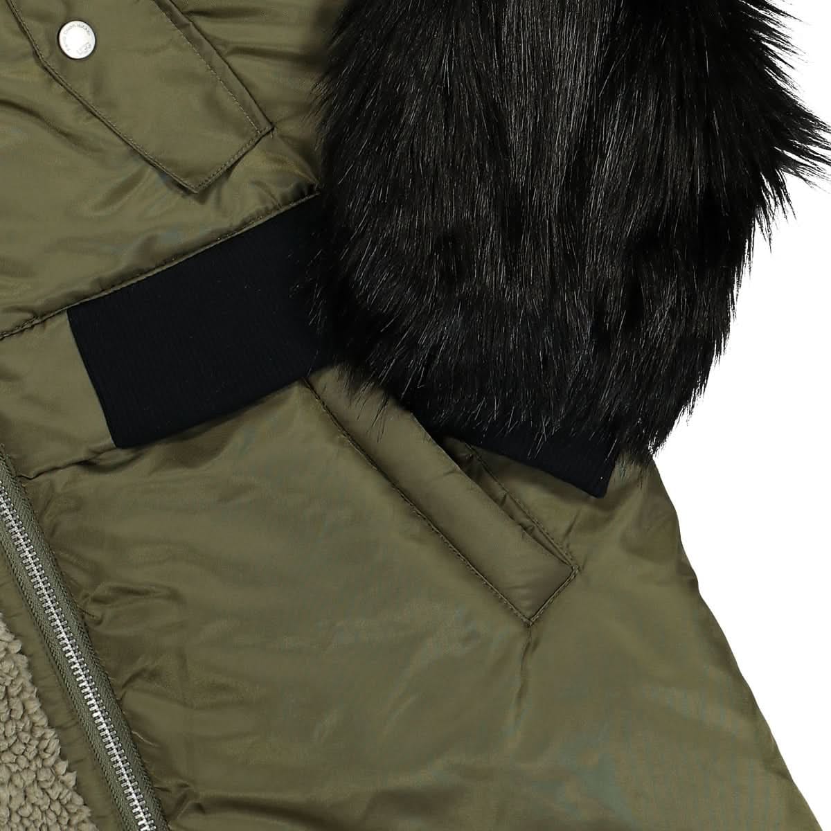 Feng Chen Wang x UGG Faux Fur Long Coat