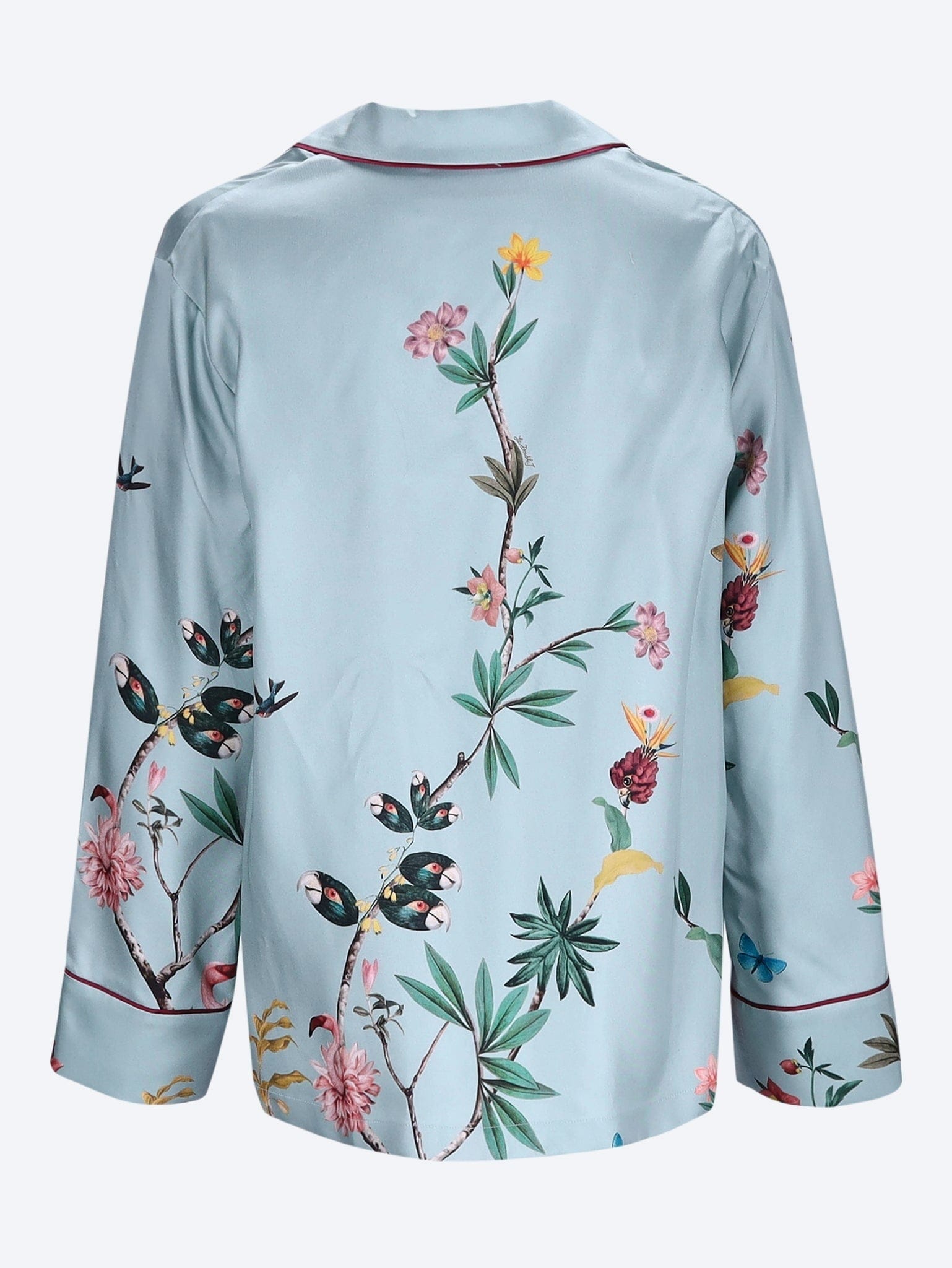 LA Doublej Zooflora panel pajama shirt