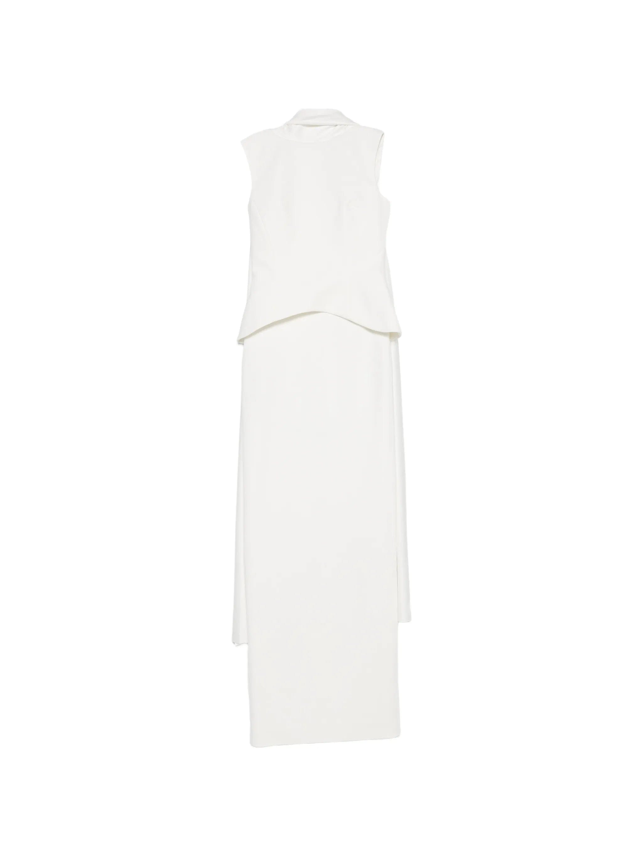 Solace London Annie peplum - waist draped - panel maxi dress