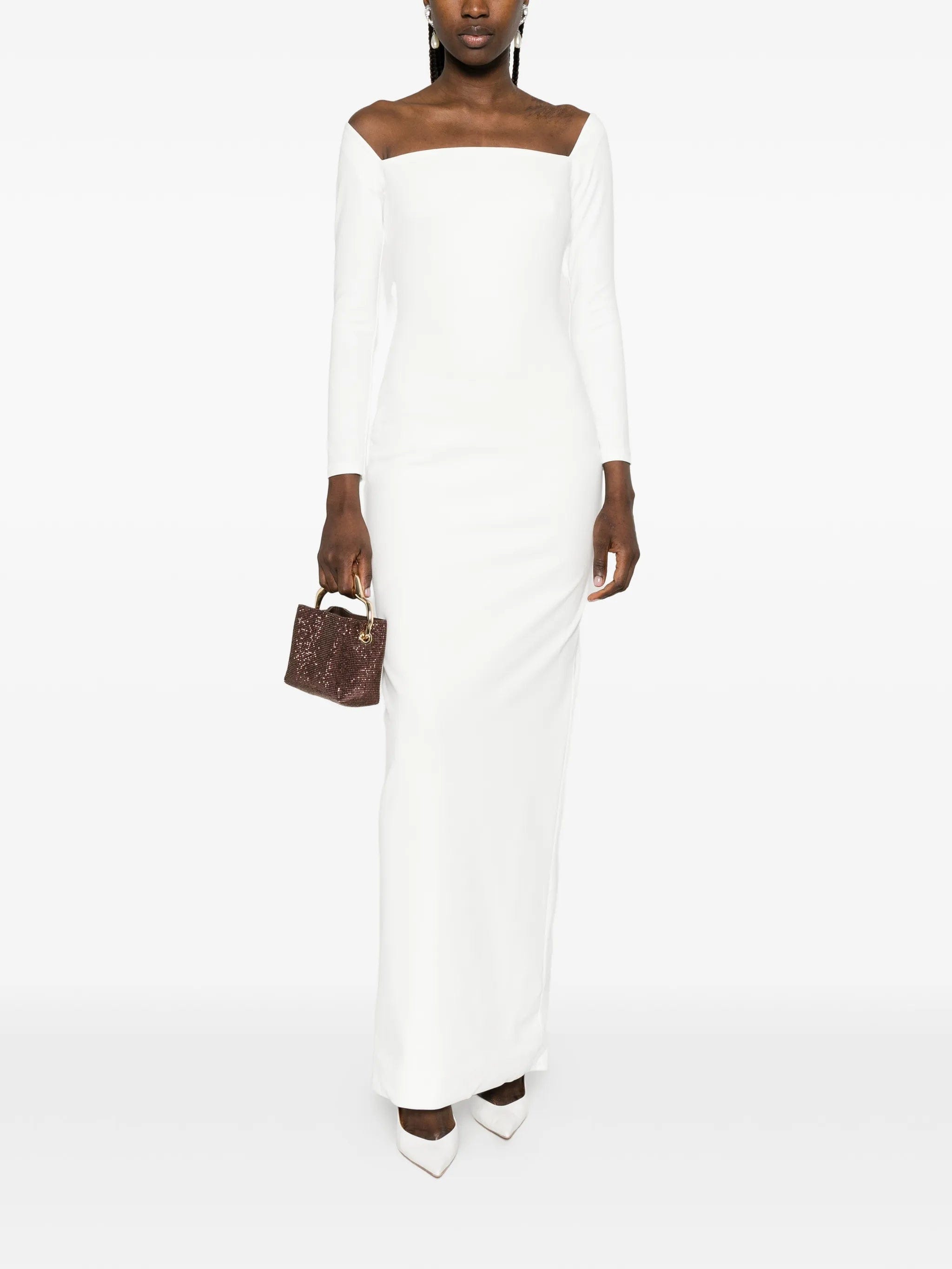 Solace London Lolita twisted maxi dress