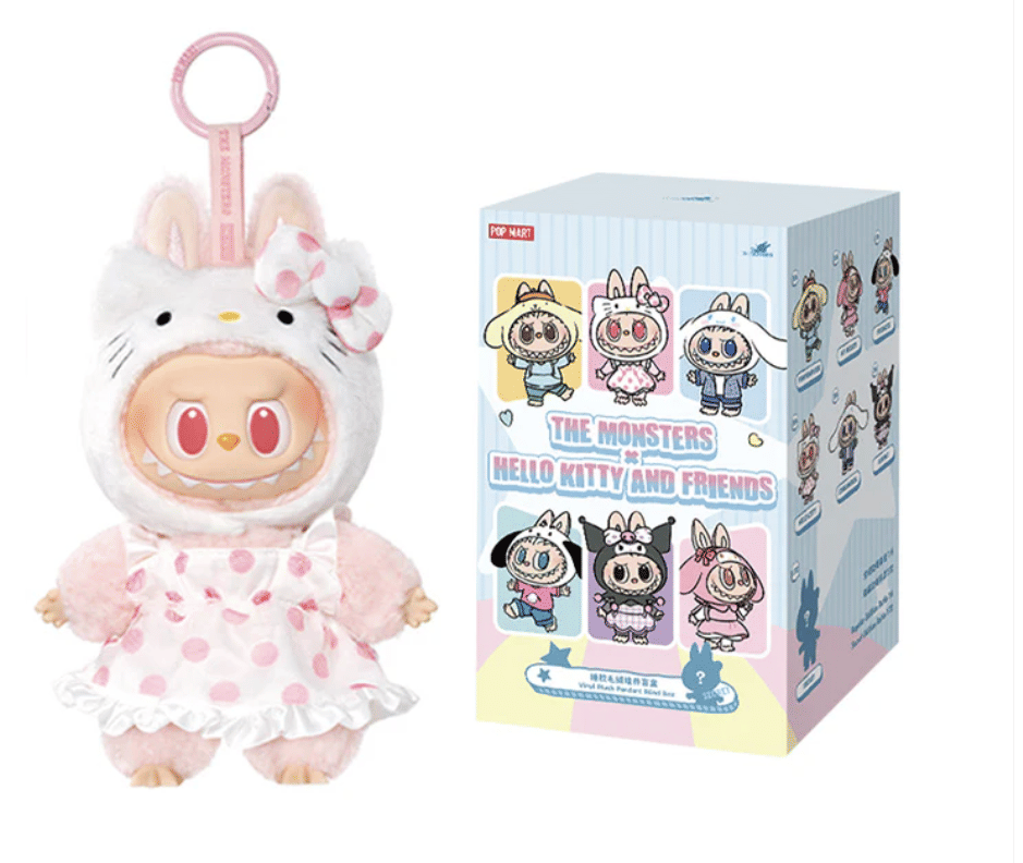 THE MONSTERS × Hello Kitty and Friends Series - Vinyl Plush Pendant Blind Box