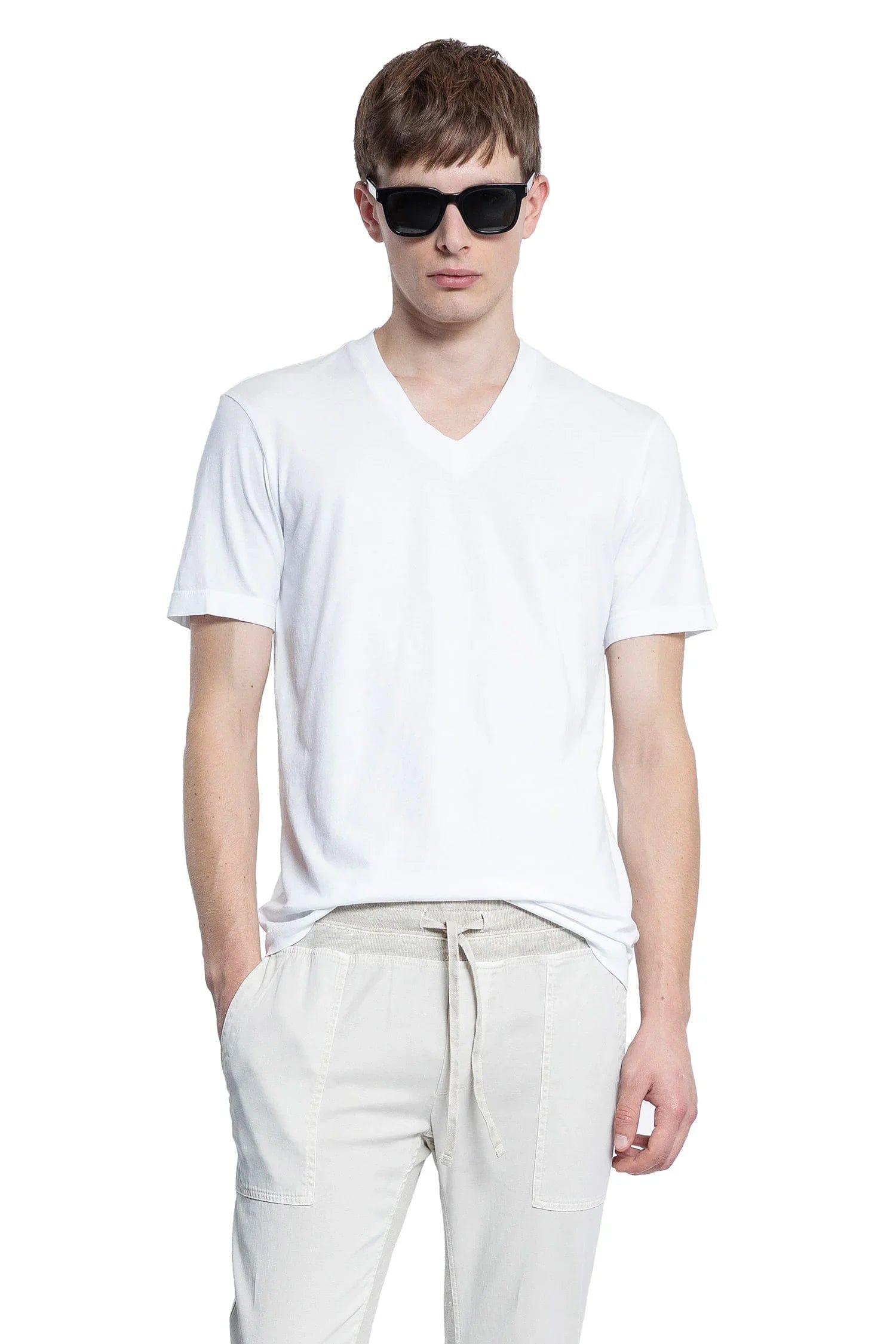 JAMES PERSE Short Sleeve V - Neck T - Shirt