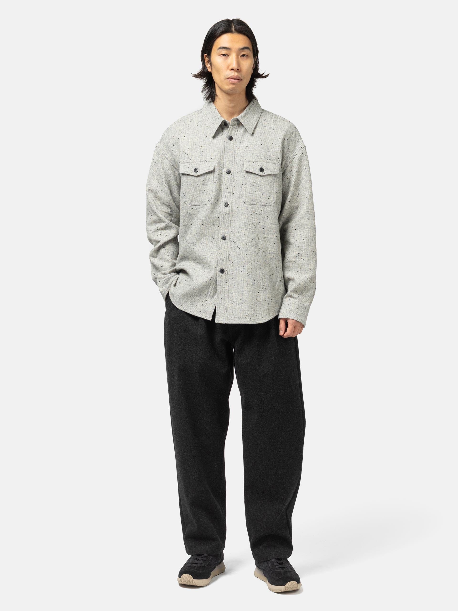 Visvim Lumber Tweed L/S Grey
