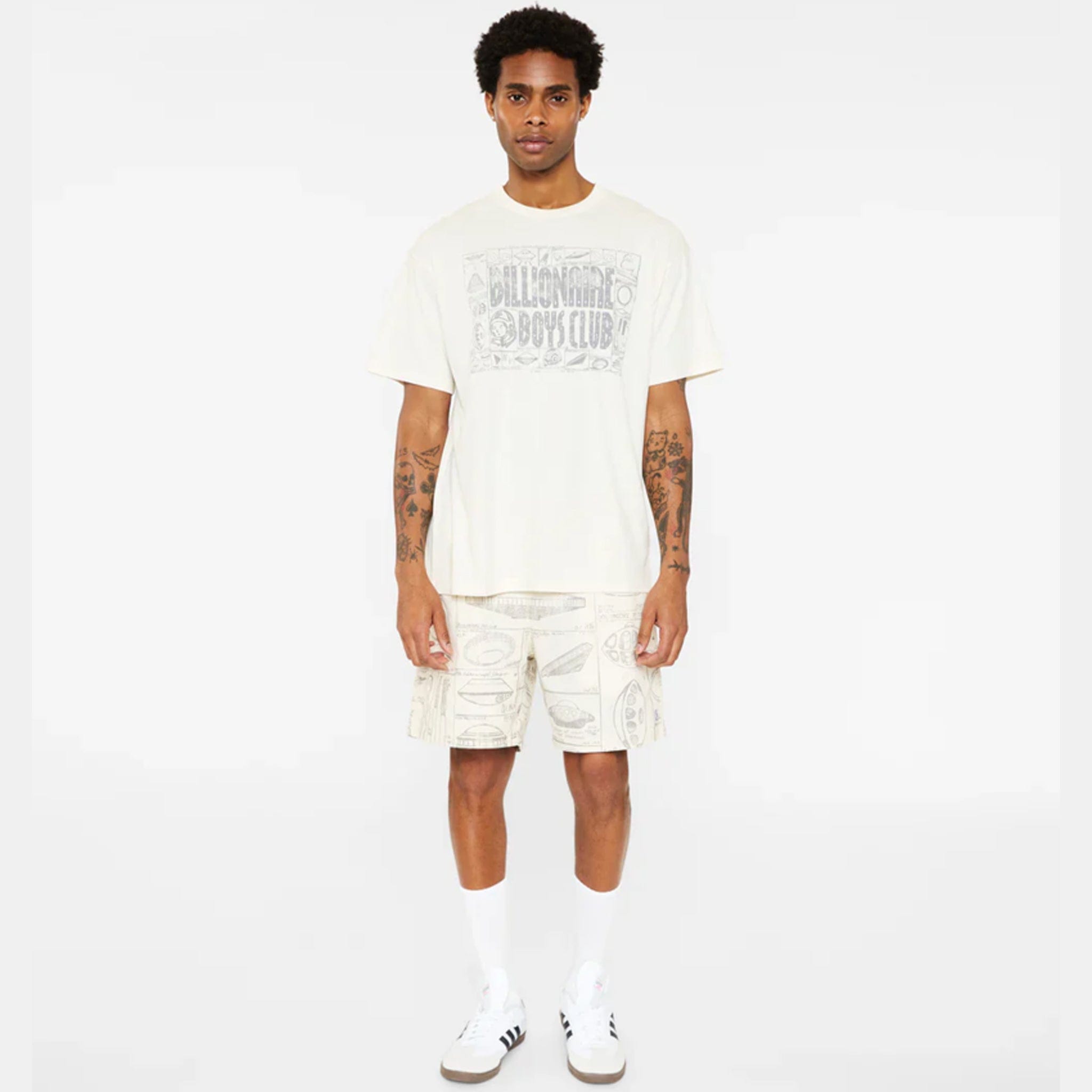 Billionaire Boys Club Schematic T-Shirt (Gardenia)