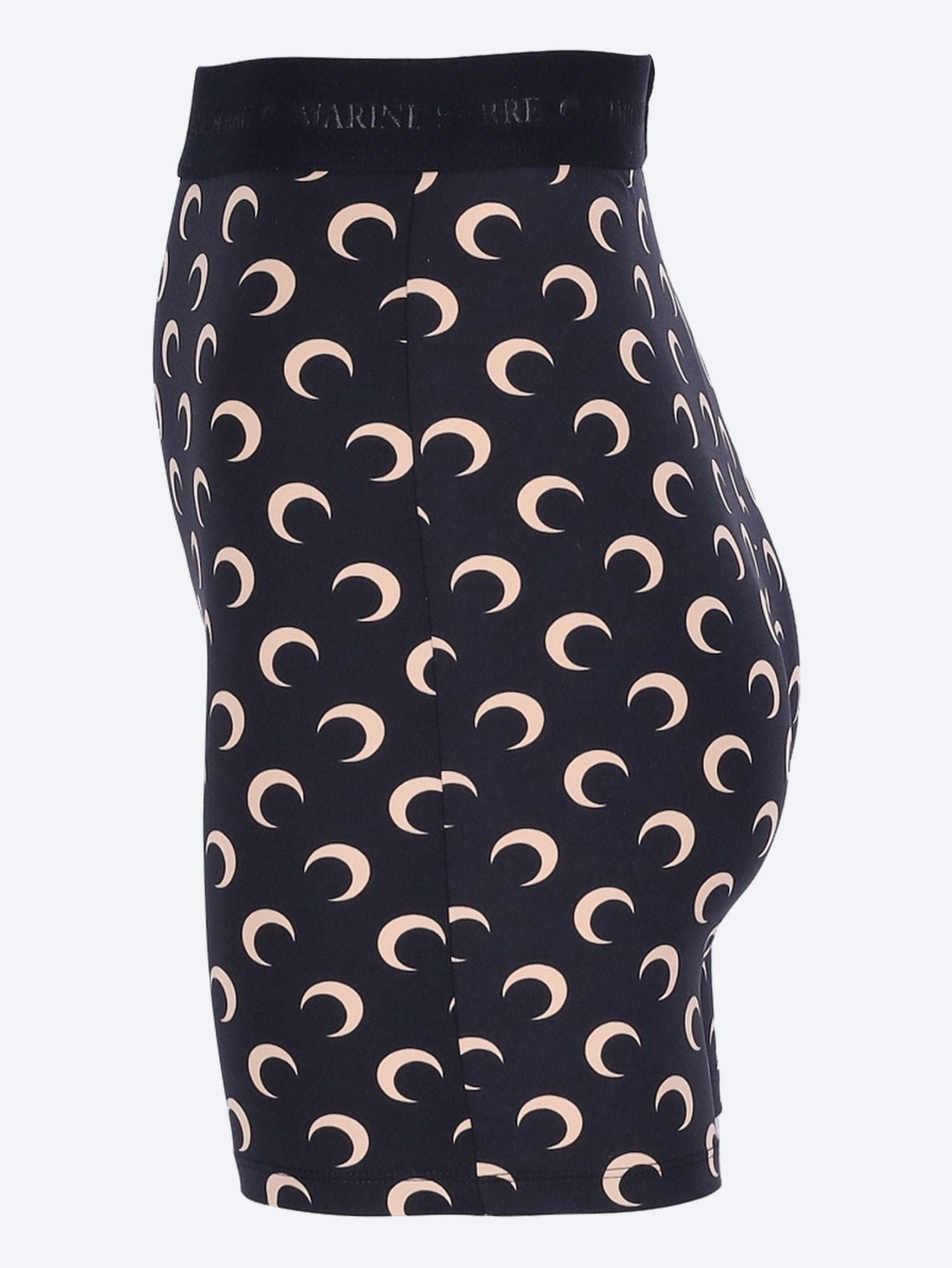 Marine SERRE Recycled moon biker shorts