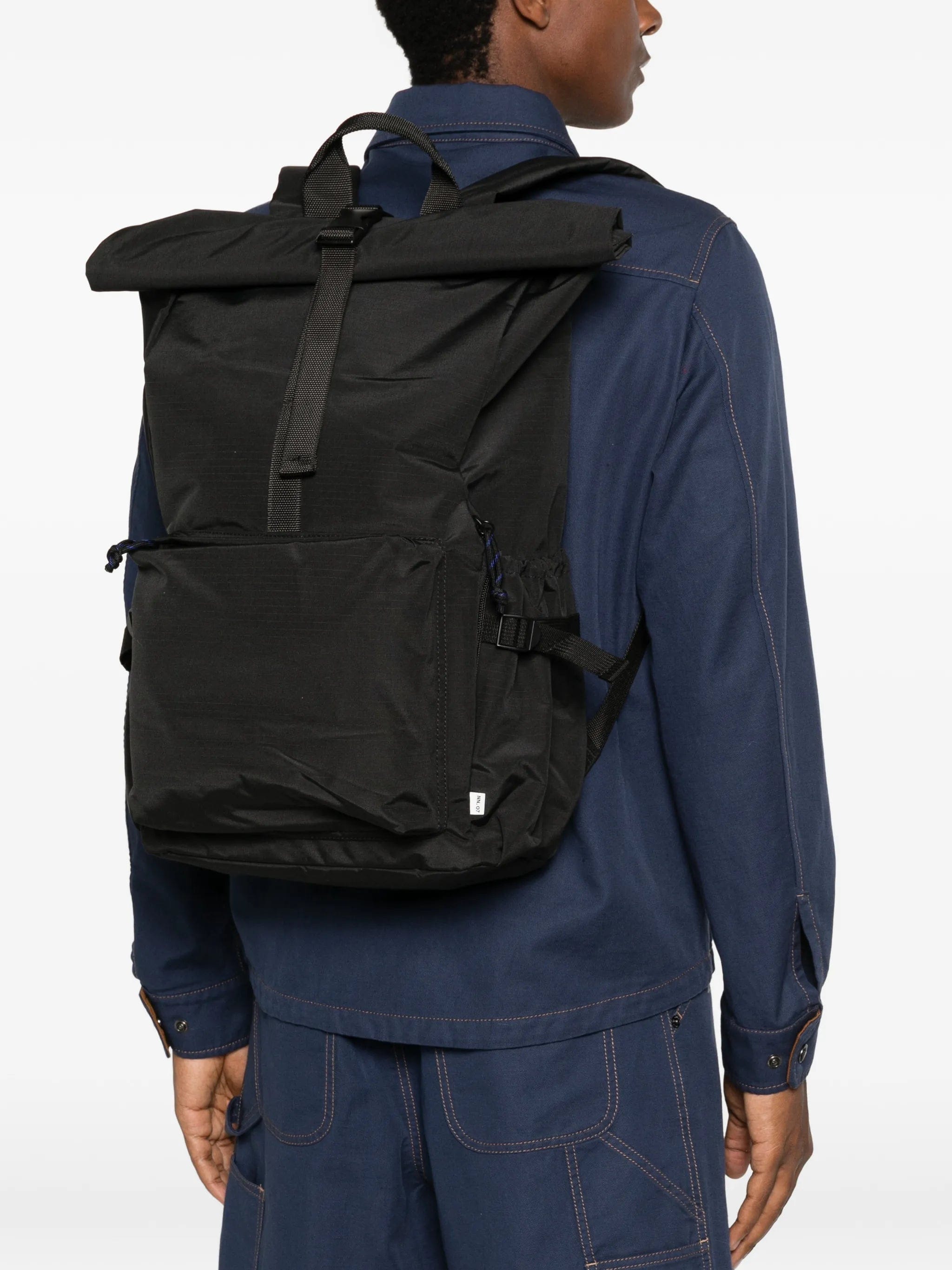 NN07 roll - top ripstop backpack