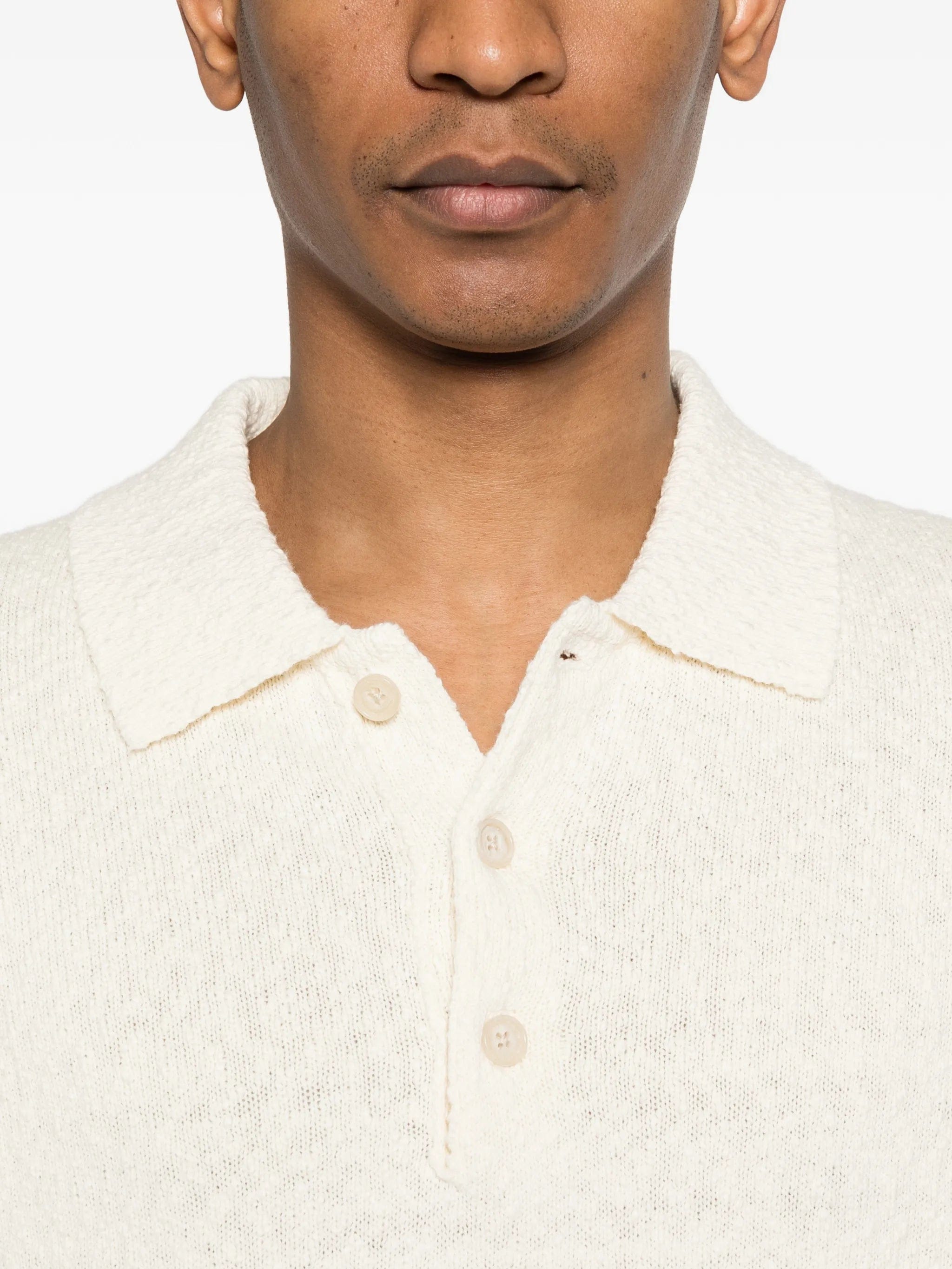 NN07 Randy textured polo shirt