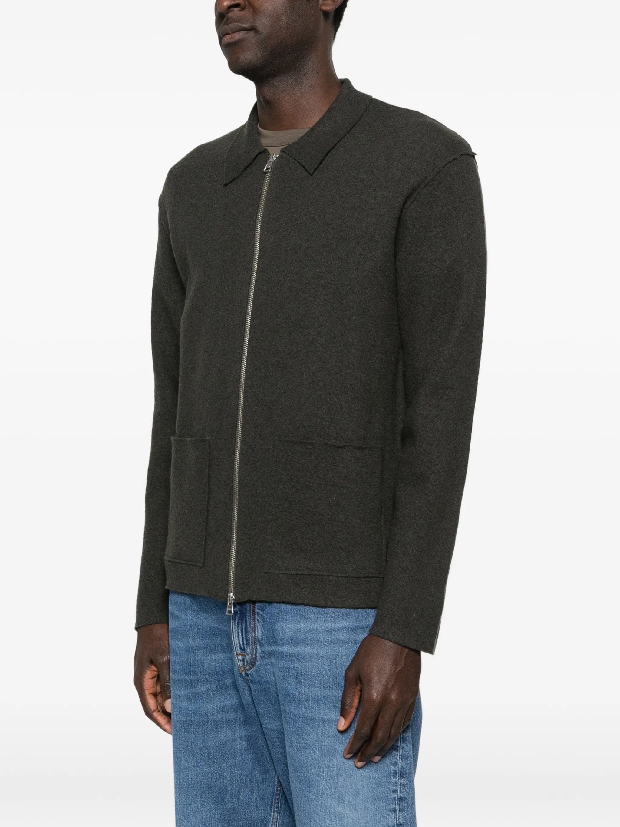 NN07 Jonas 6398 zipped cardigan