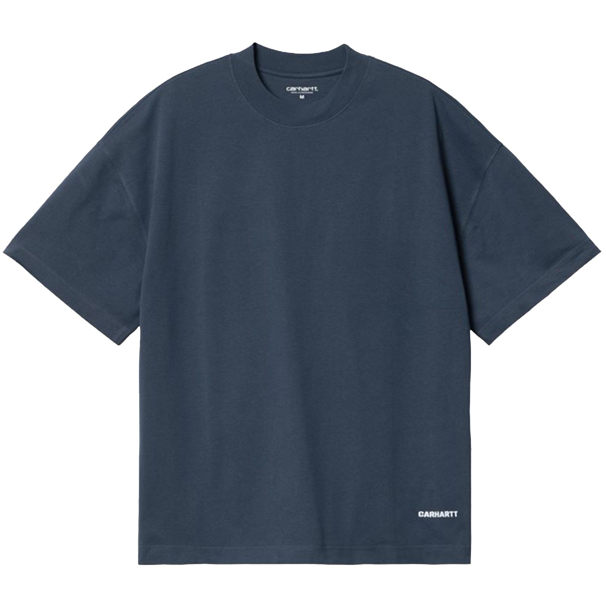 Carhartt WIP S/S Link Script T-Shirt (BLUE/WHITE)