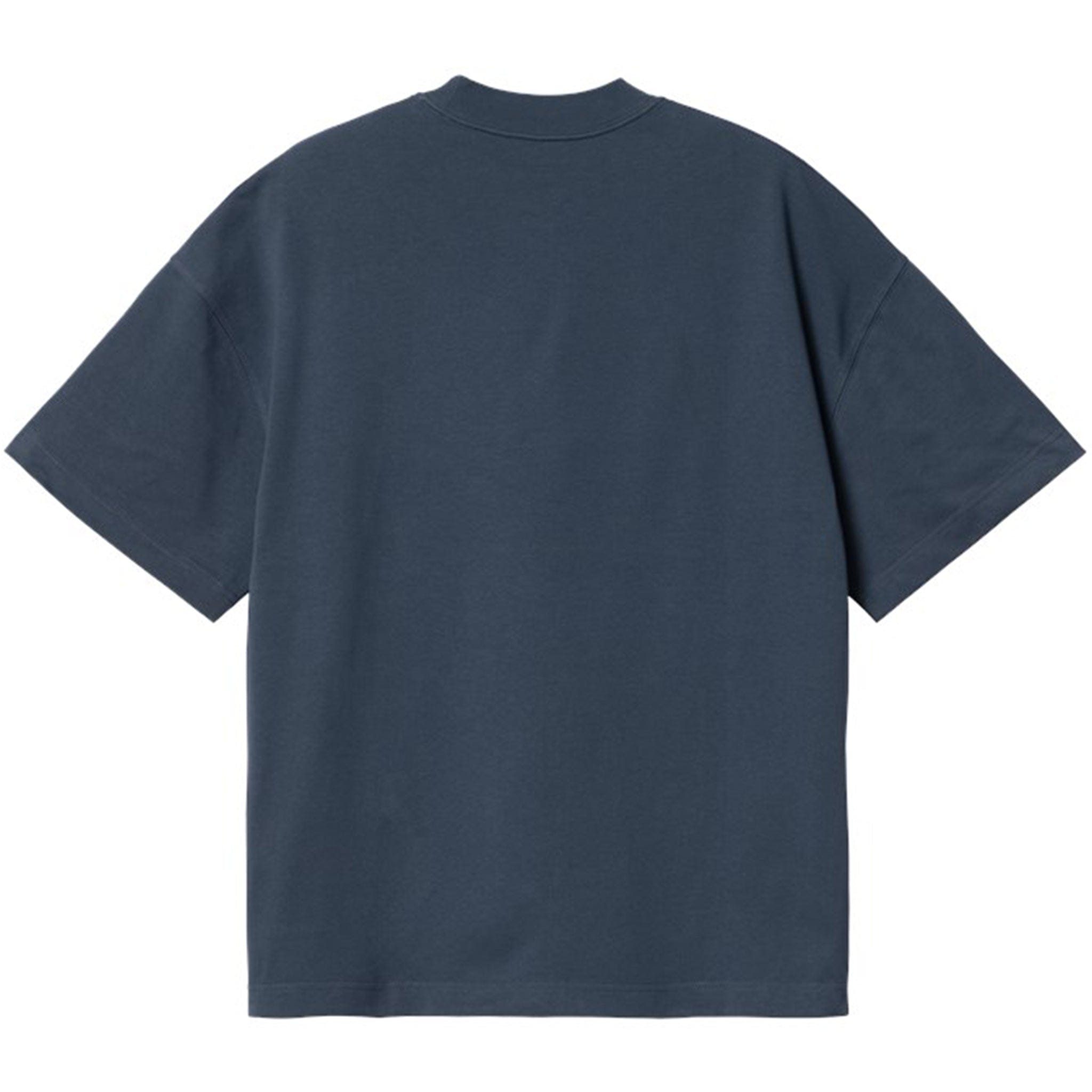 Carhartt WIP S/S Link Script T-Shirt (BLUE/WHITE)