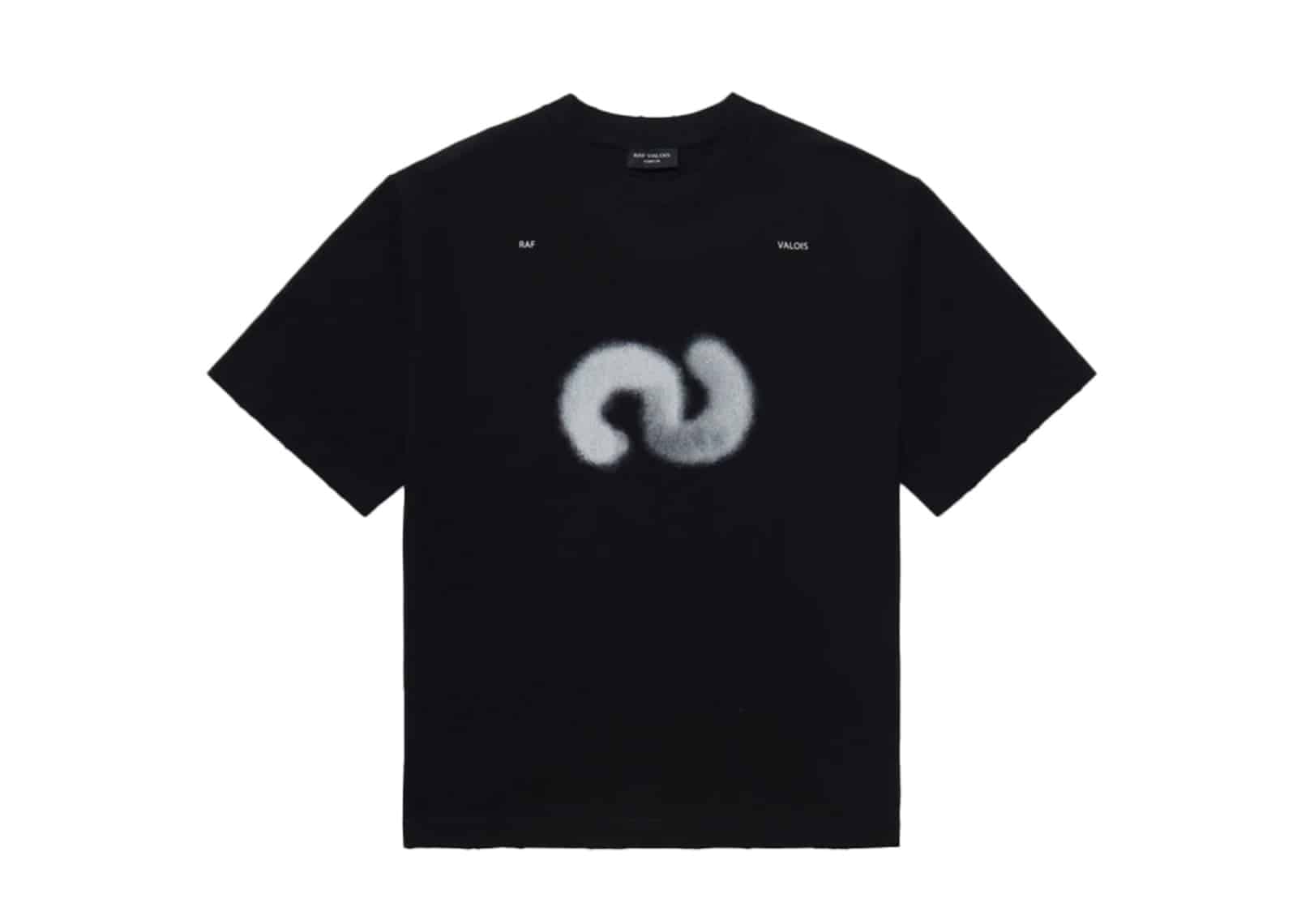 RAF Valois Cloud Print Oversize T-Shirt Black 24SS006T0