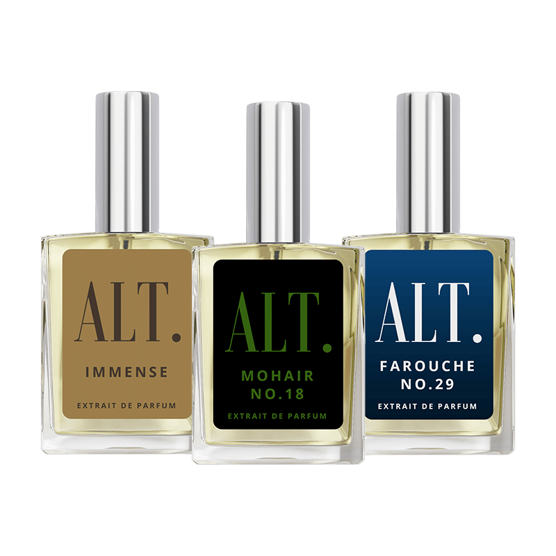 Inspired by Green Irish Tweed, Sauvage, & L'immensite Spring Scent Pack for Him