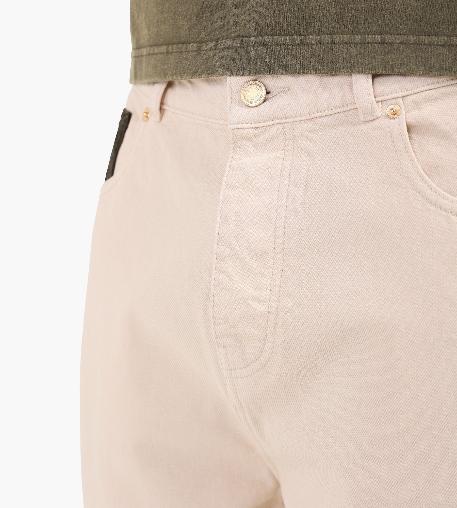 Drôle de Monsieur Jean Straight Beige Sand