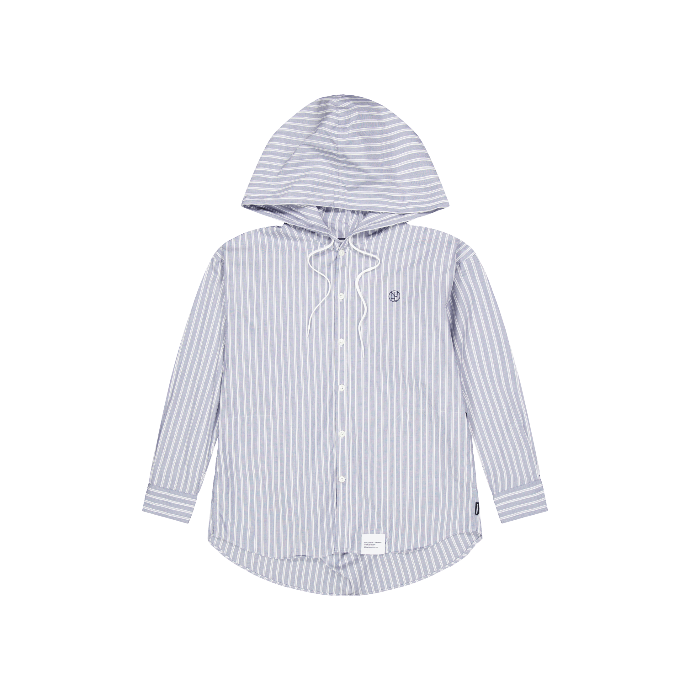 Neighborhood Hooded Shirt Ls White