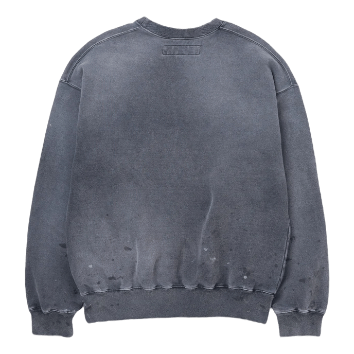 Neighborhood Damage Sweatshirt Ls Gray