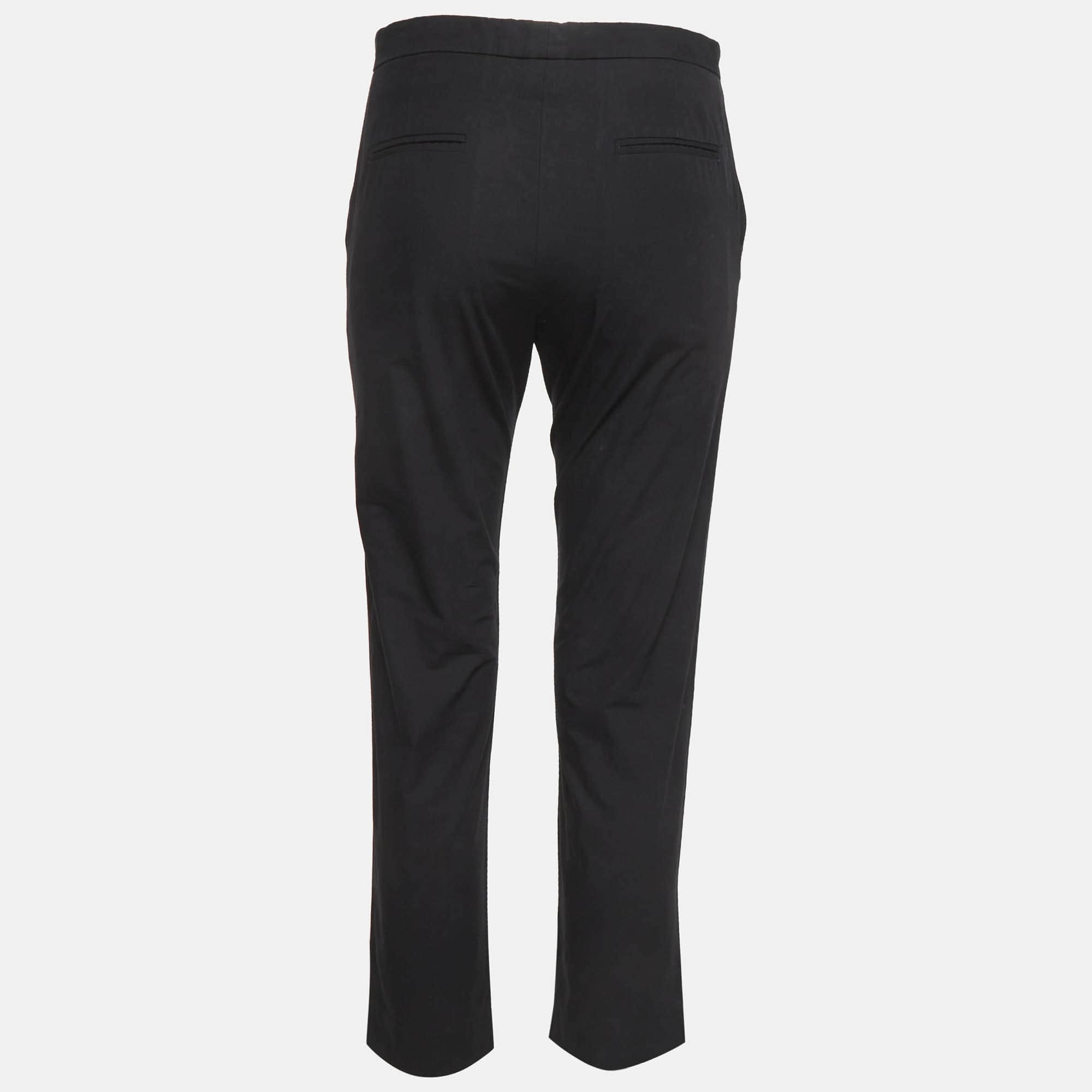 Marni Black Cotton Skinny Trousers