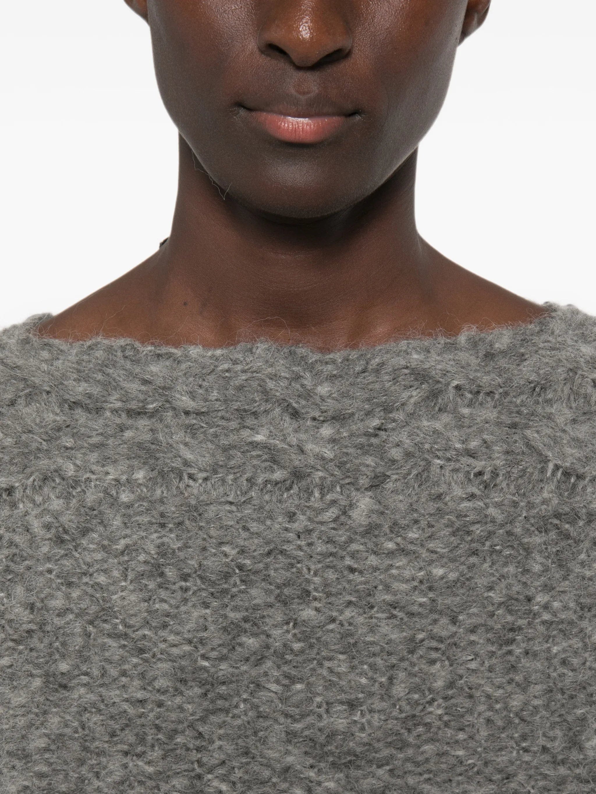Isabel Marant Ponara cable - knit boat - neck sweater