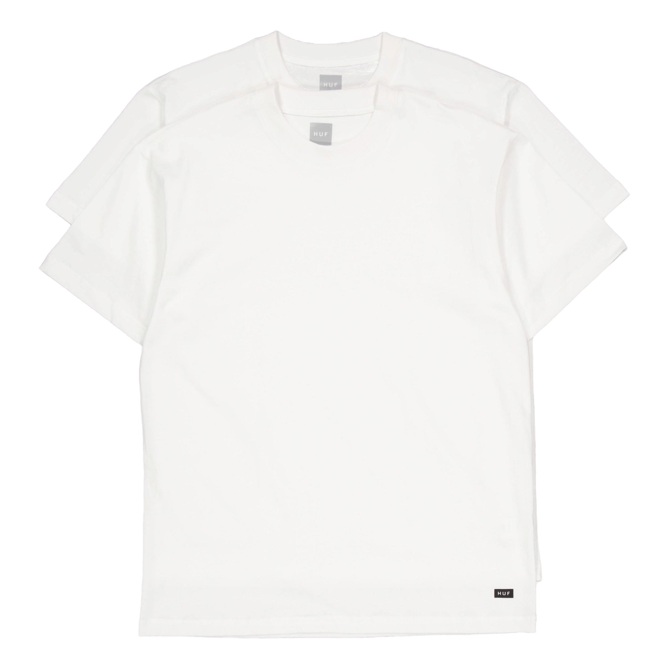 Huf Set 2 Pack Tees White