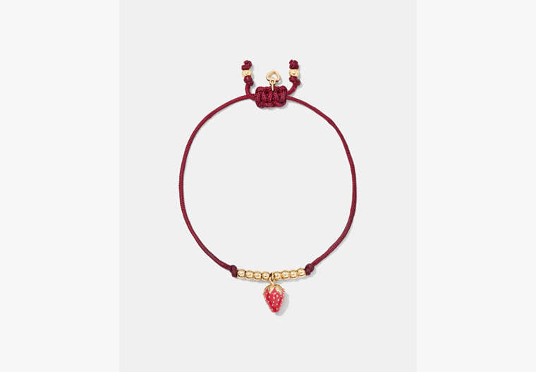 Summer Daze Strawberry Cord Bracelet