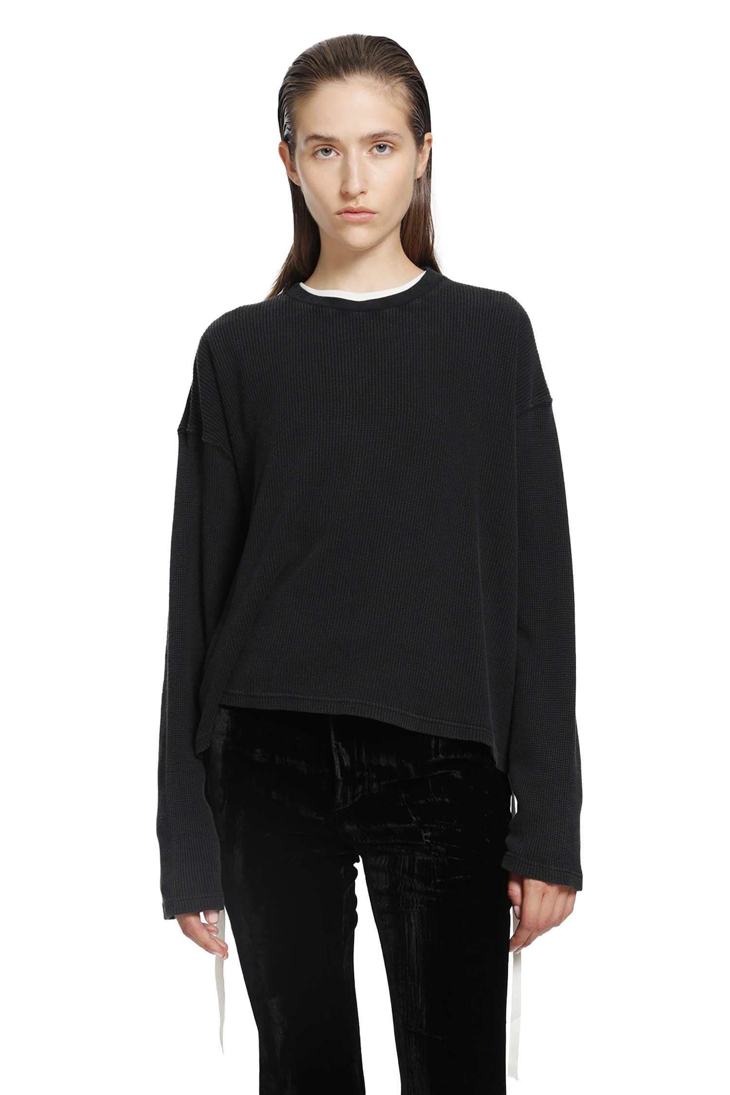ANN Demeulemeester Nikita Printed Long Sleeve T - shirt