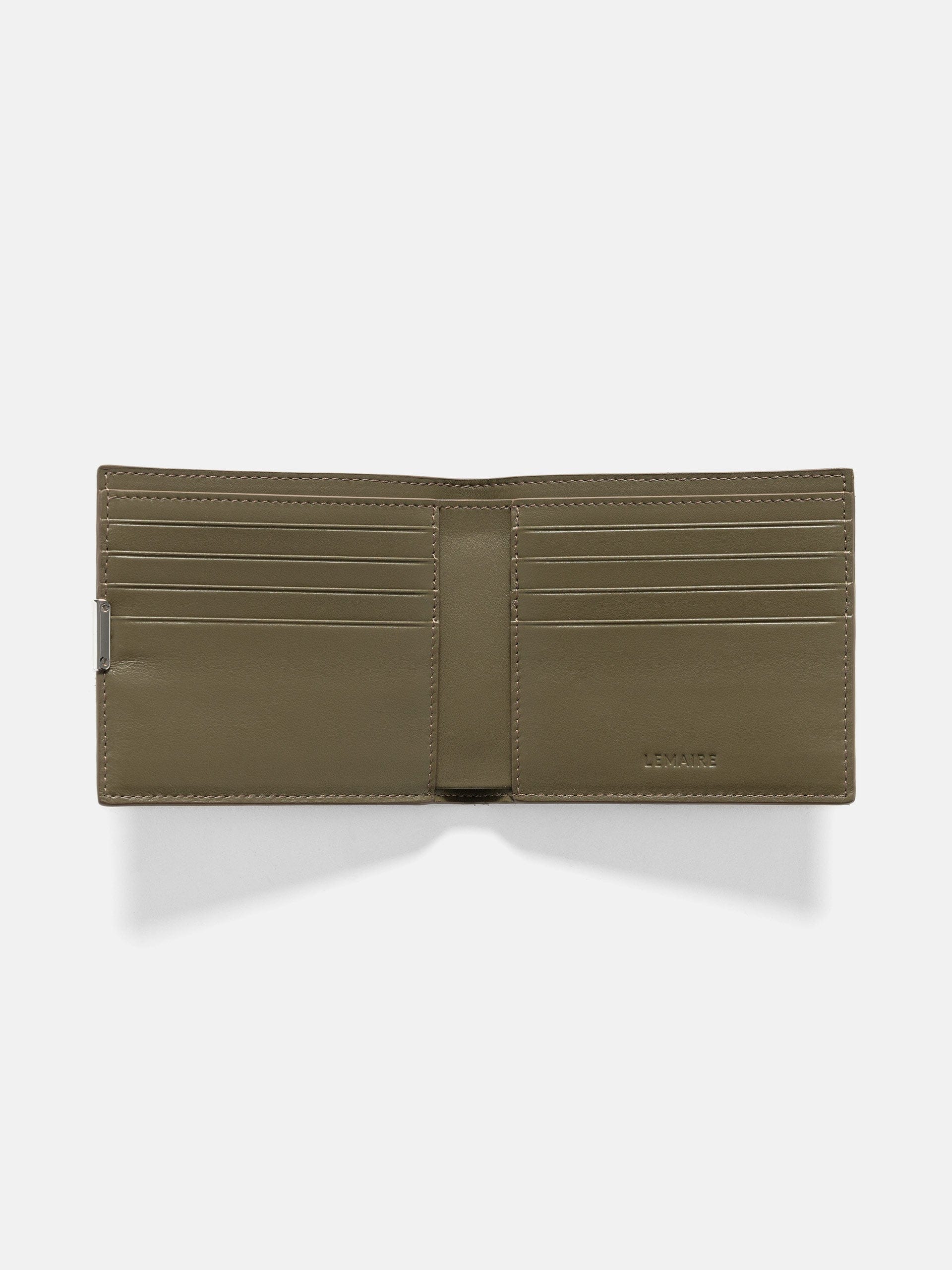 Lemaire Soft Tab Bifold Velvet Moss