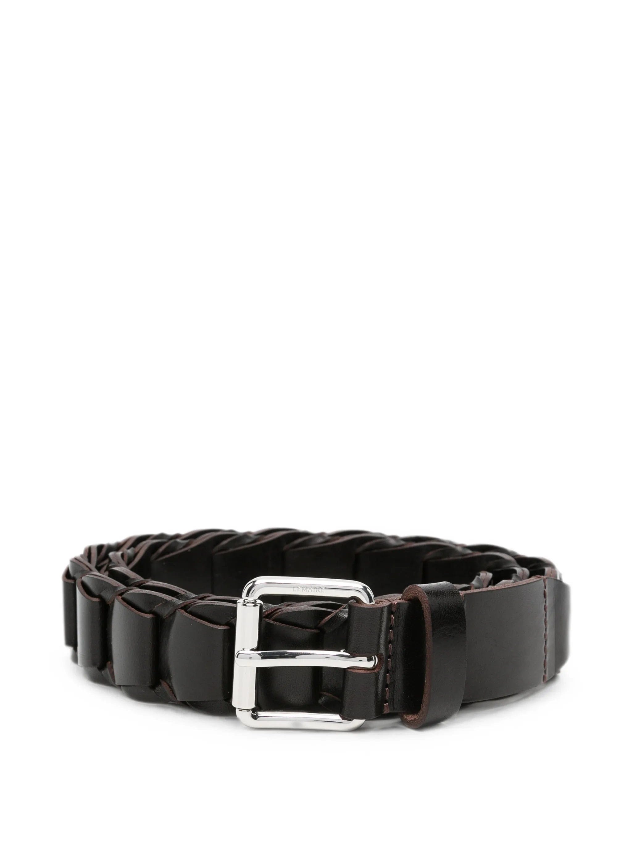 Lemaire link belt in vegetable - tanned leather