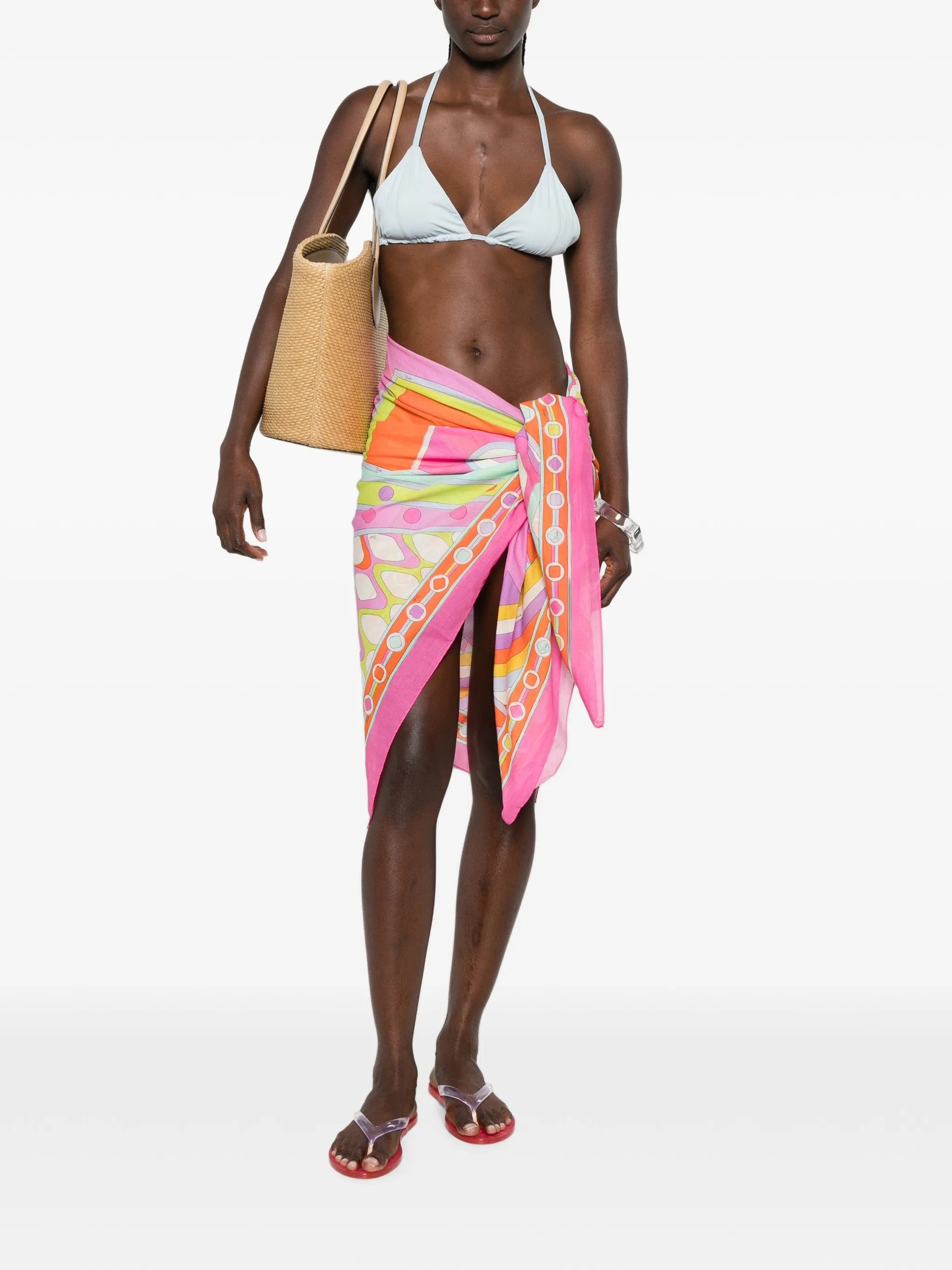 PUCCI geometric - print pareo midi skirt