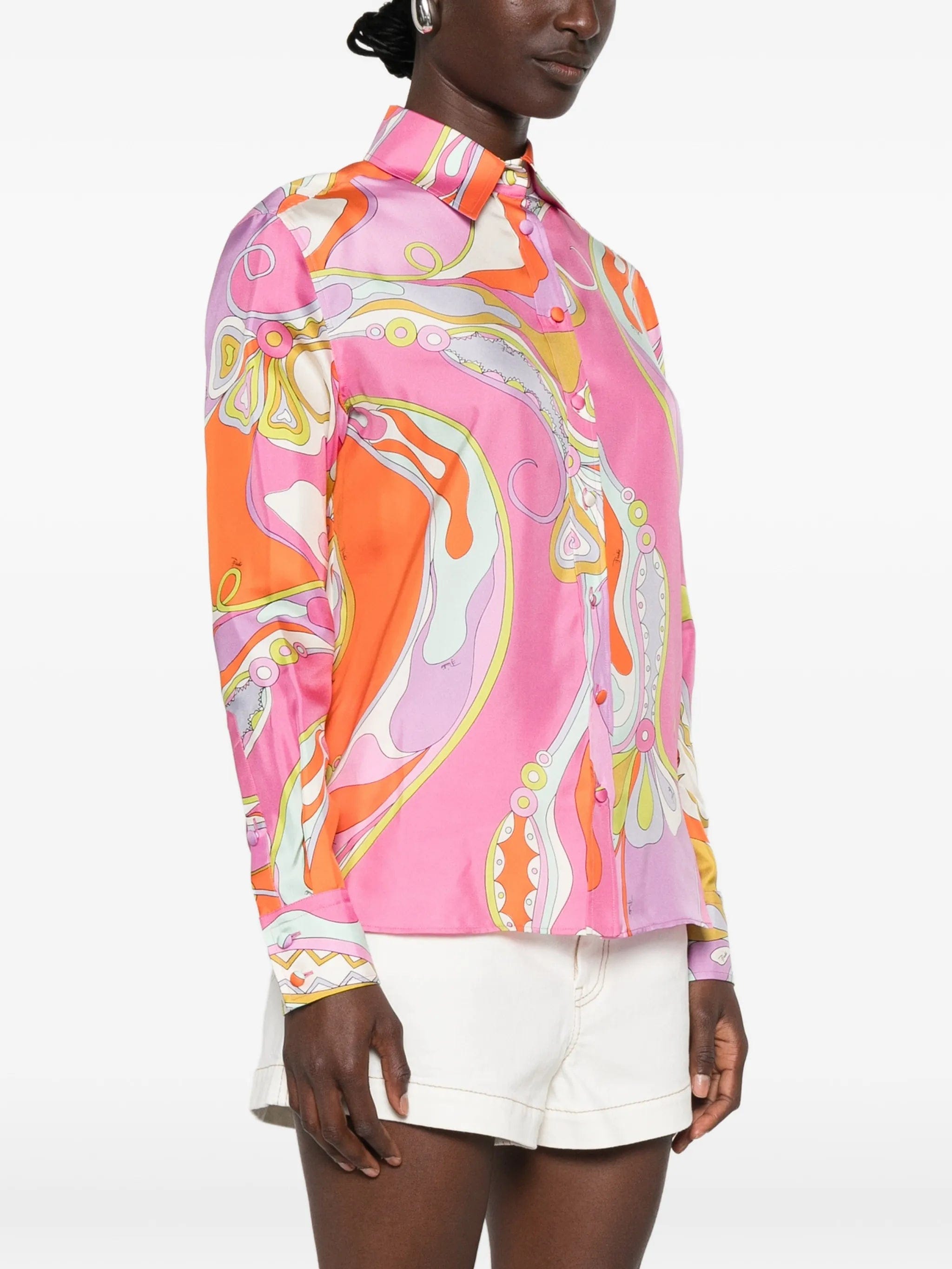 PUCCI abstract - print shirt