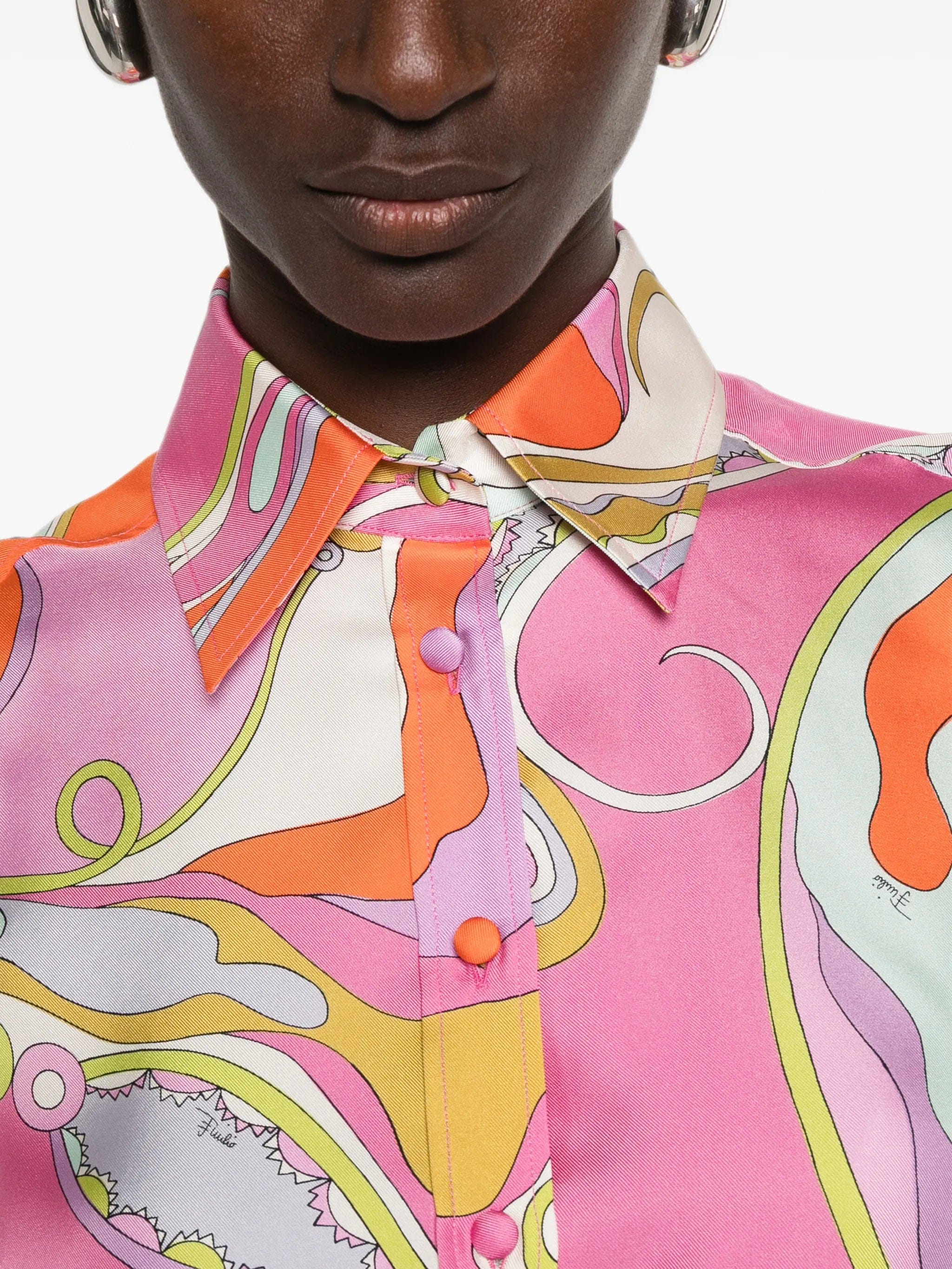 PUCCI abstract - print shirt