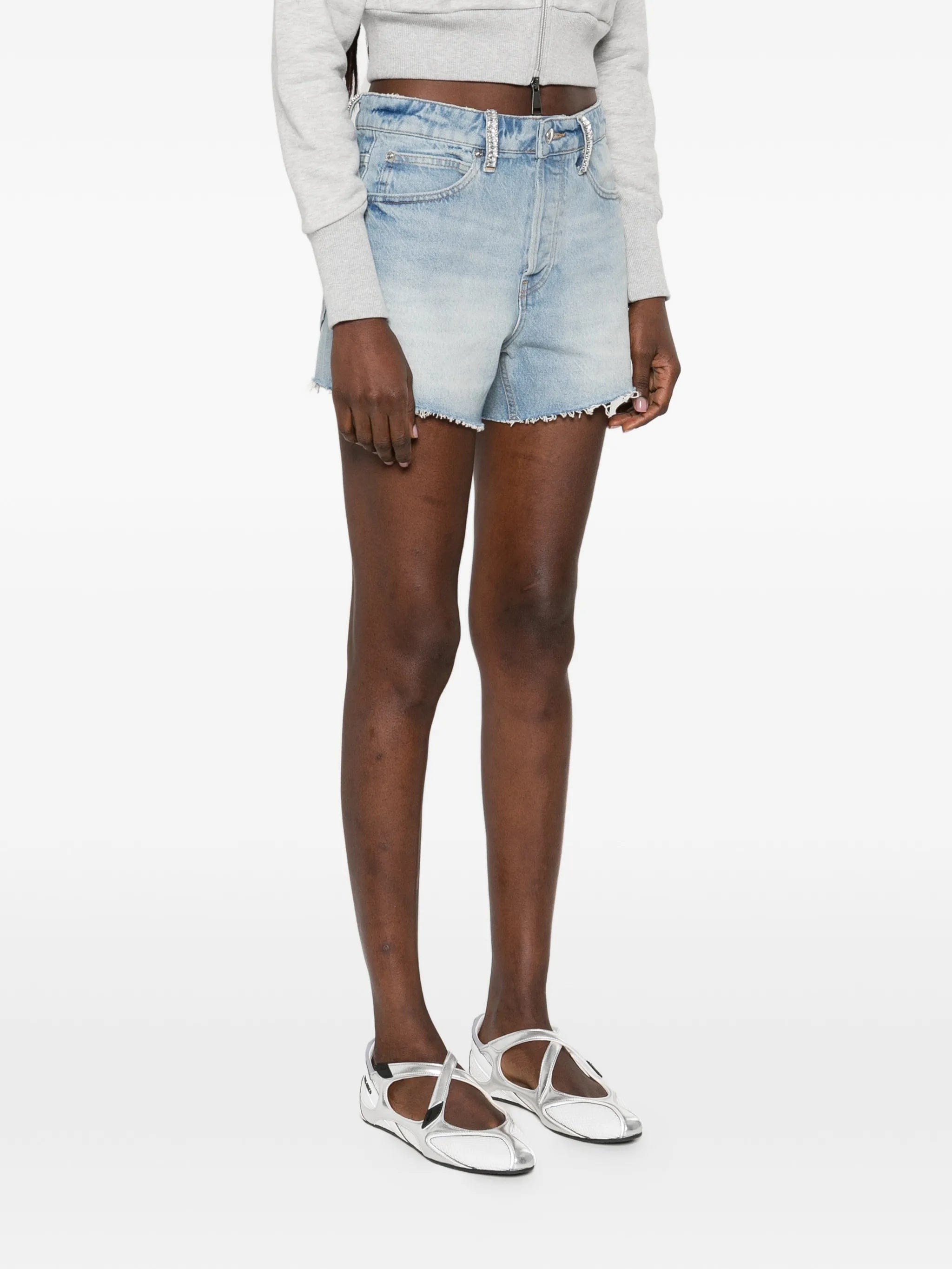 Alexander Wang five - pocket belt - loop shorts