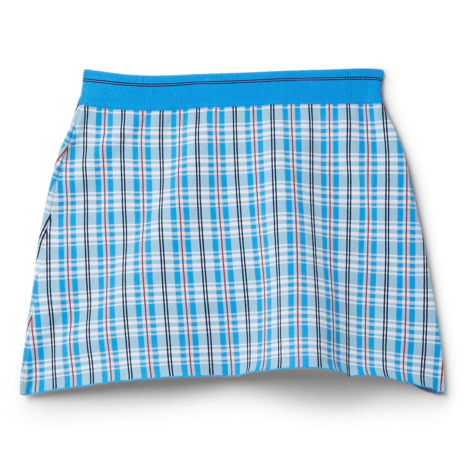 MARNI Plaid Mini Skirt (Blue)