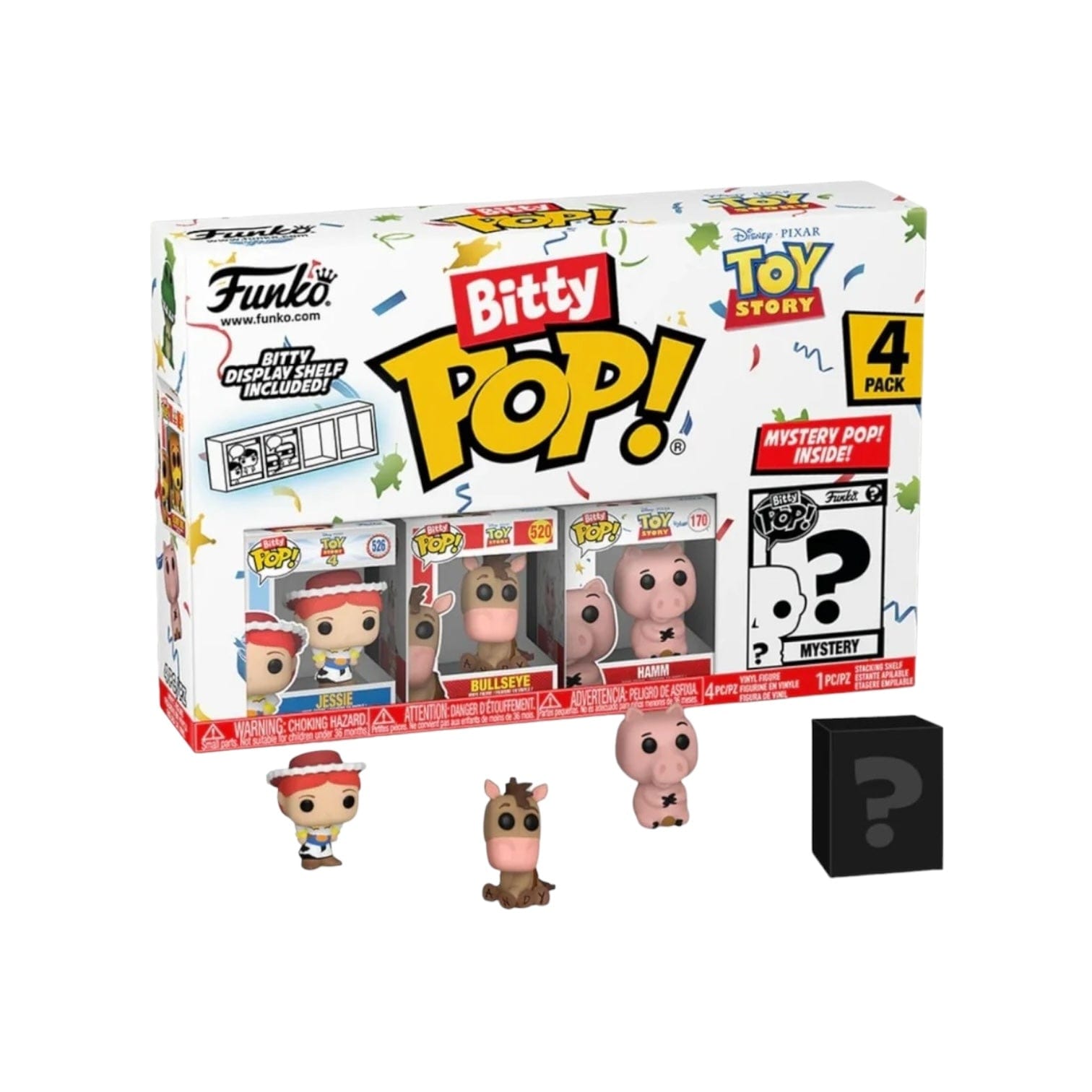 Pop Figures | Funko | Pop Funko | Funko Pop Jessie 4 pack Bitty POP! - Toy Story - Chance of Chase