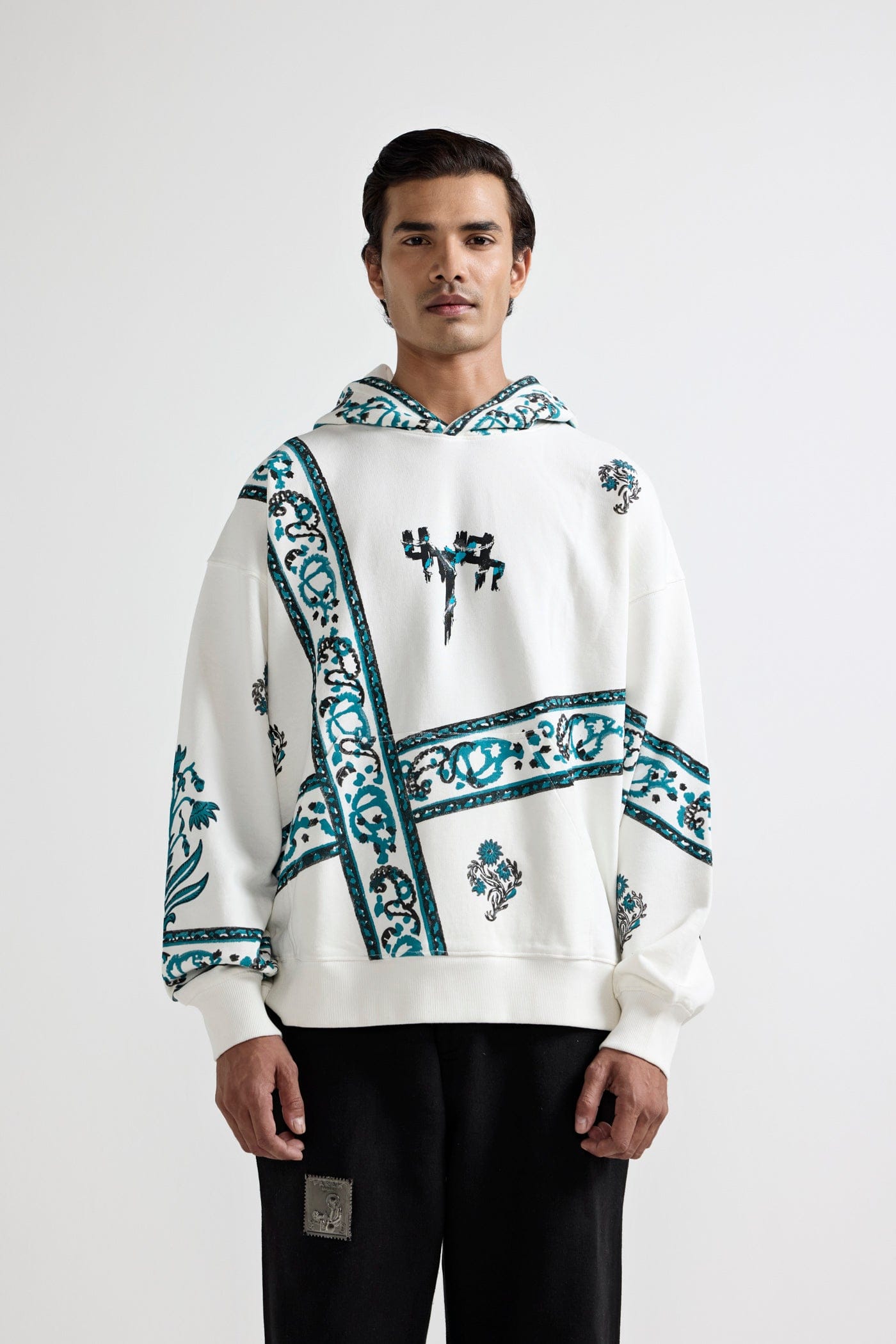BLOCK Printed Cosmic Blockprint Hoodie