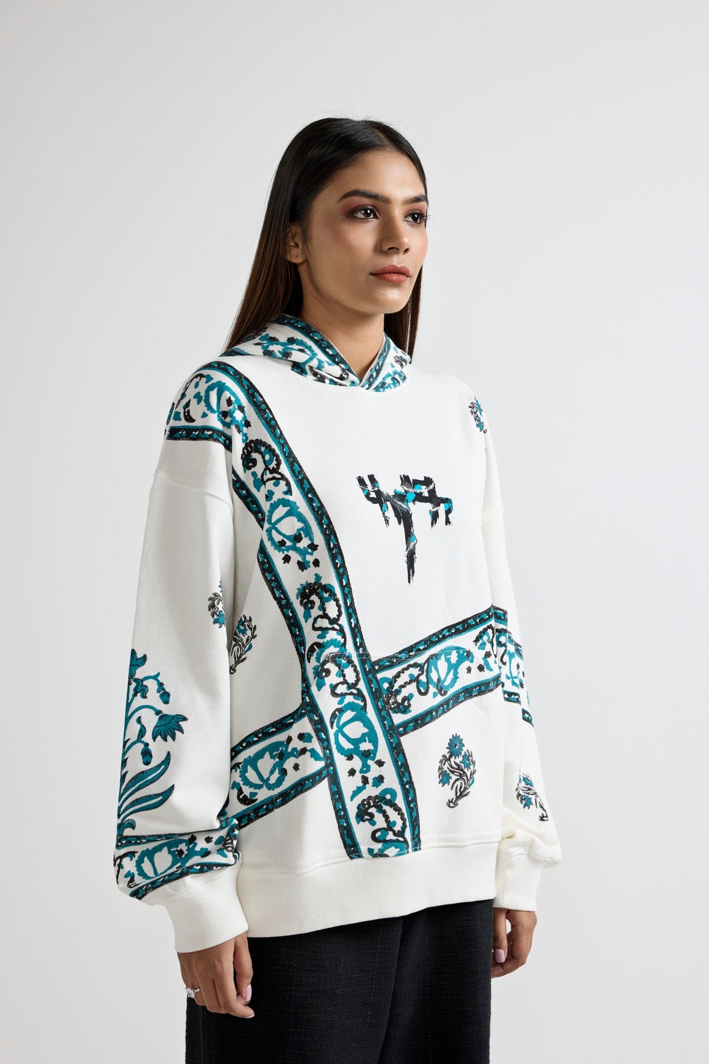 BLOCK Printed Cosmic Blockprint Hoodie