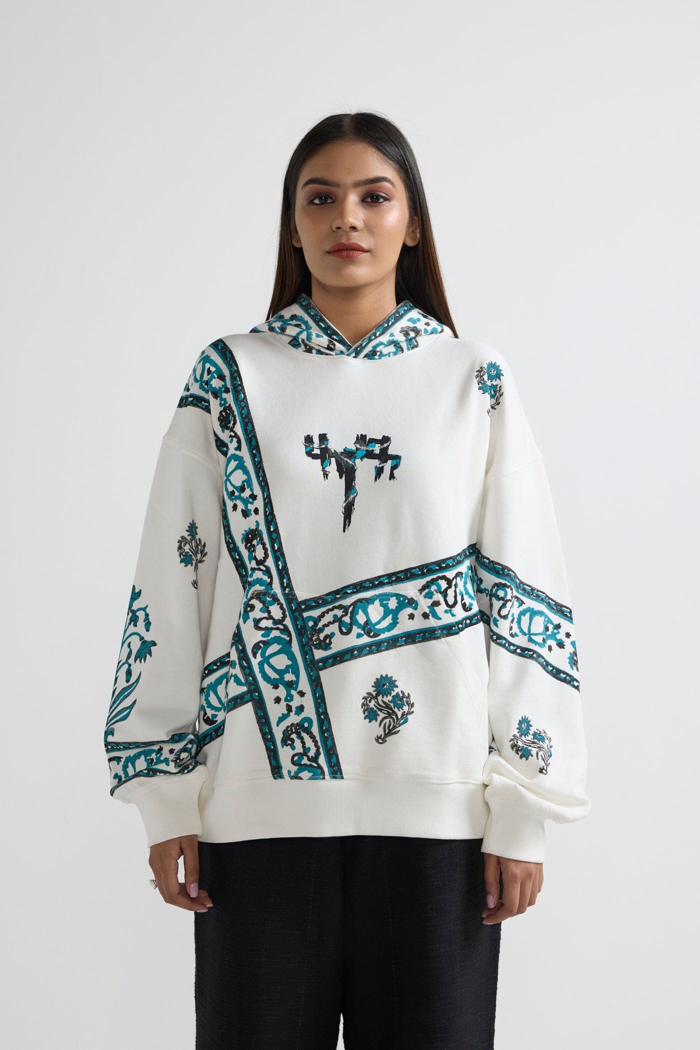 BLOCK Printed Cosmic Blockprint Hoodie
