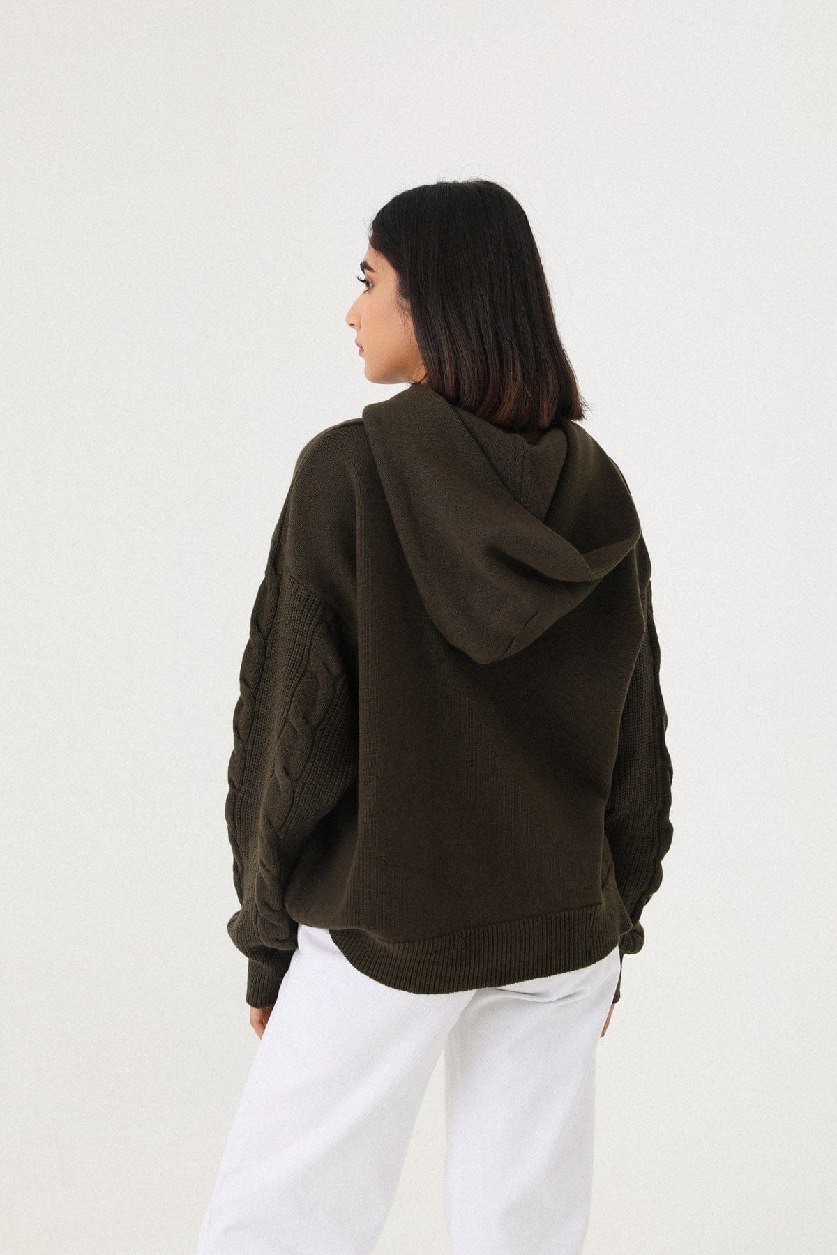 Struct HERITAGE CABLE KNIT HOODIE