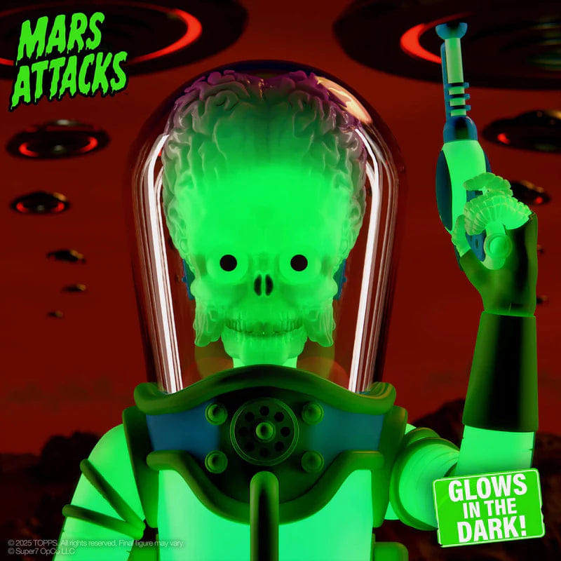 3dretro Mars Attacks ULTIMATES! Wave 2 Martian Invasion Begins (Glow)