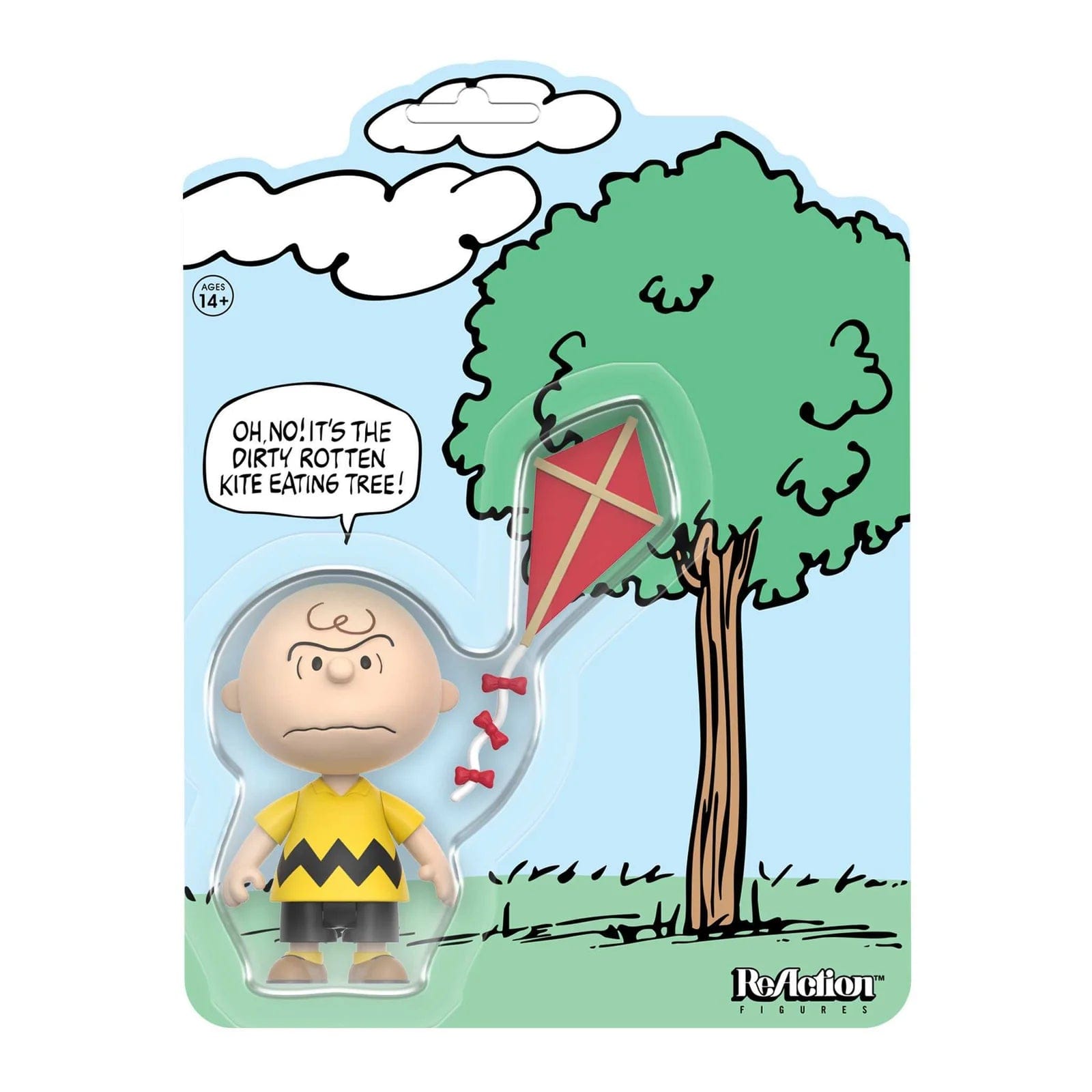 Peanuts ReAction Figures Charlie Brown and the Kite Eating Tree
