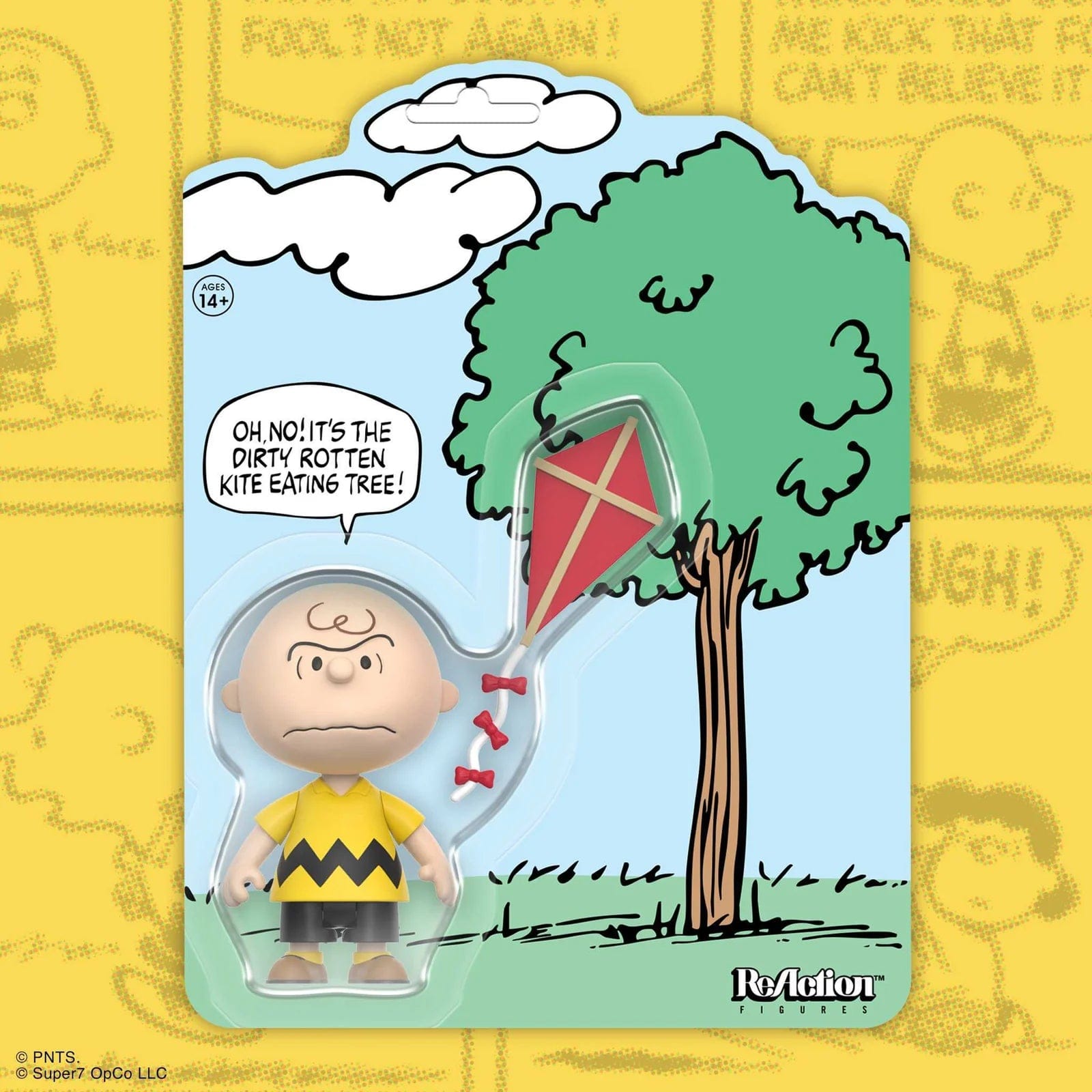 Peanuts ReAction Figures Charlie Brown and the Kite Eating Tree