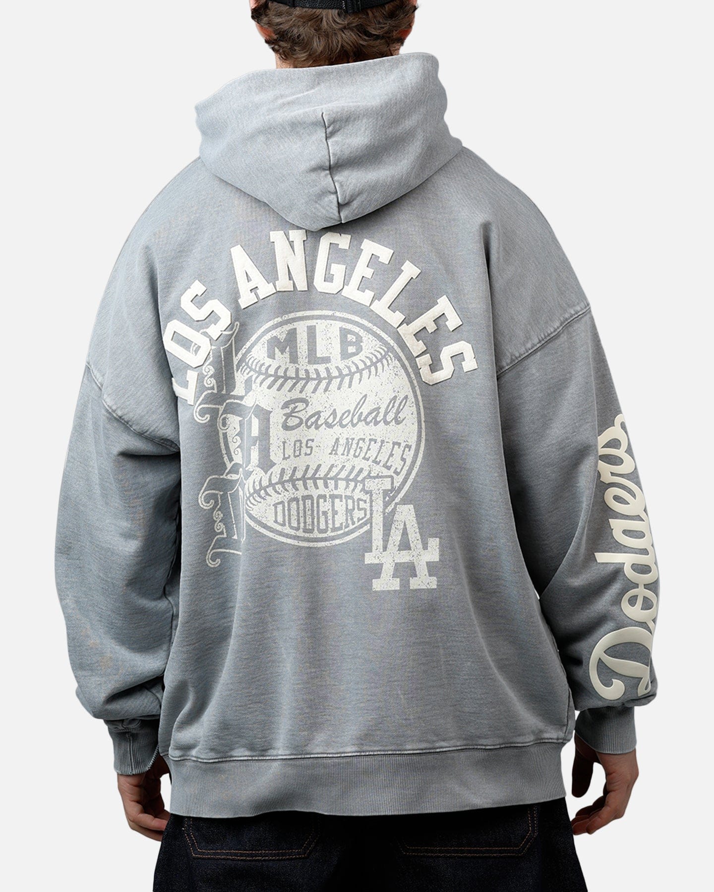 PRO Standard Los Angeles Dodgers Street Team Hoodie Grey