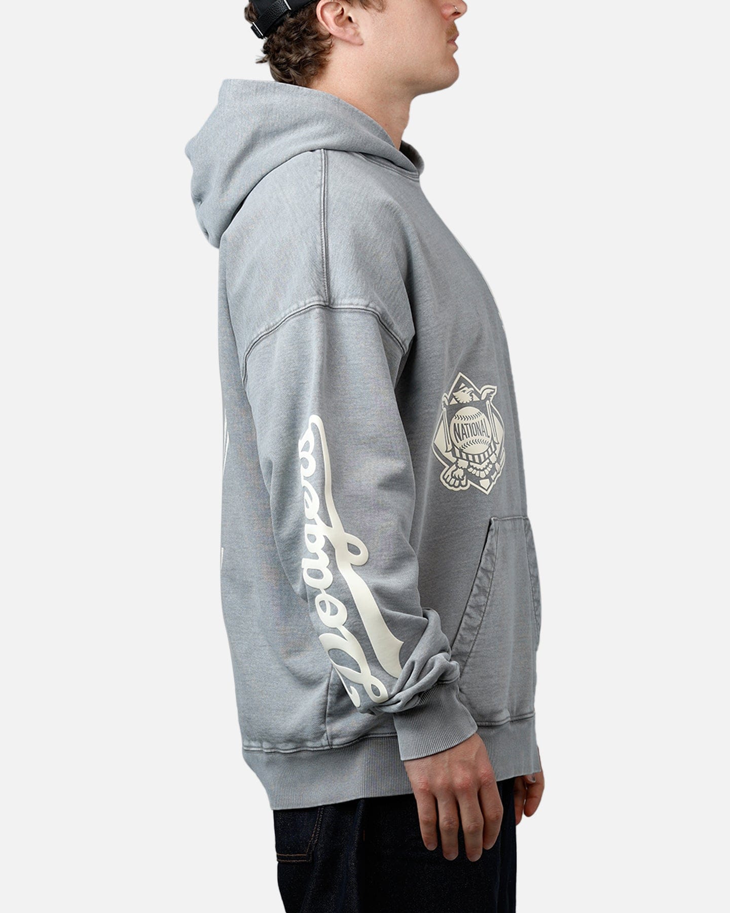 PRO Standard Los Angeles Dodgers Street Team Hoodie Grey