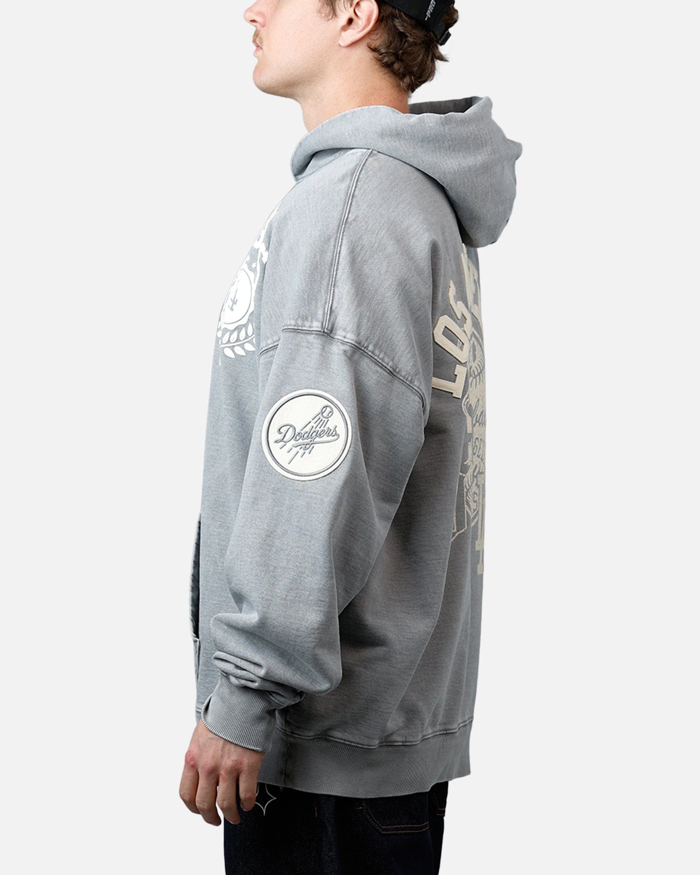 PRO Standard Los Angeles Dodgers Street Team Hoodie Grey