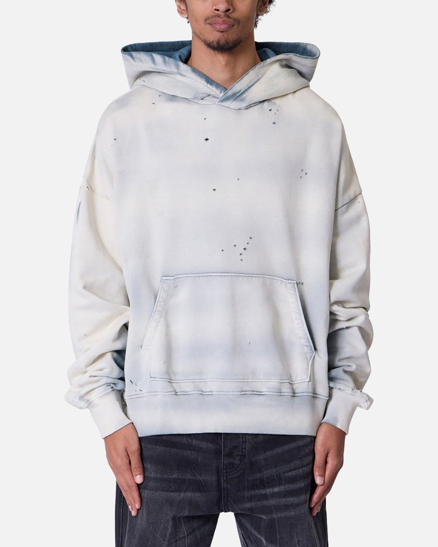 MNML Sprayed Hoodie Blue